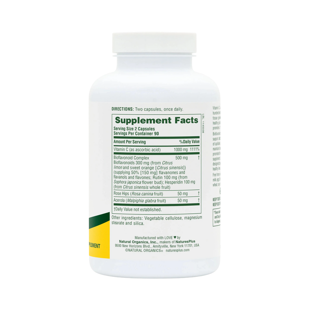 NaturesPlus, Super C Complex, 180 Capsules
