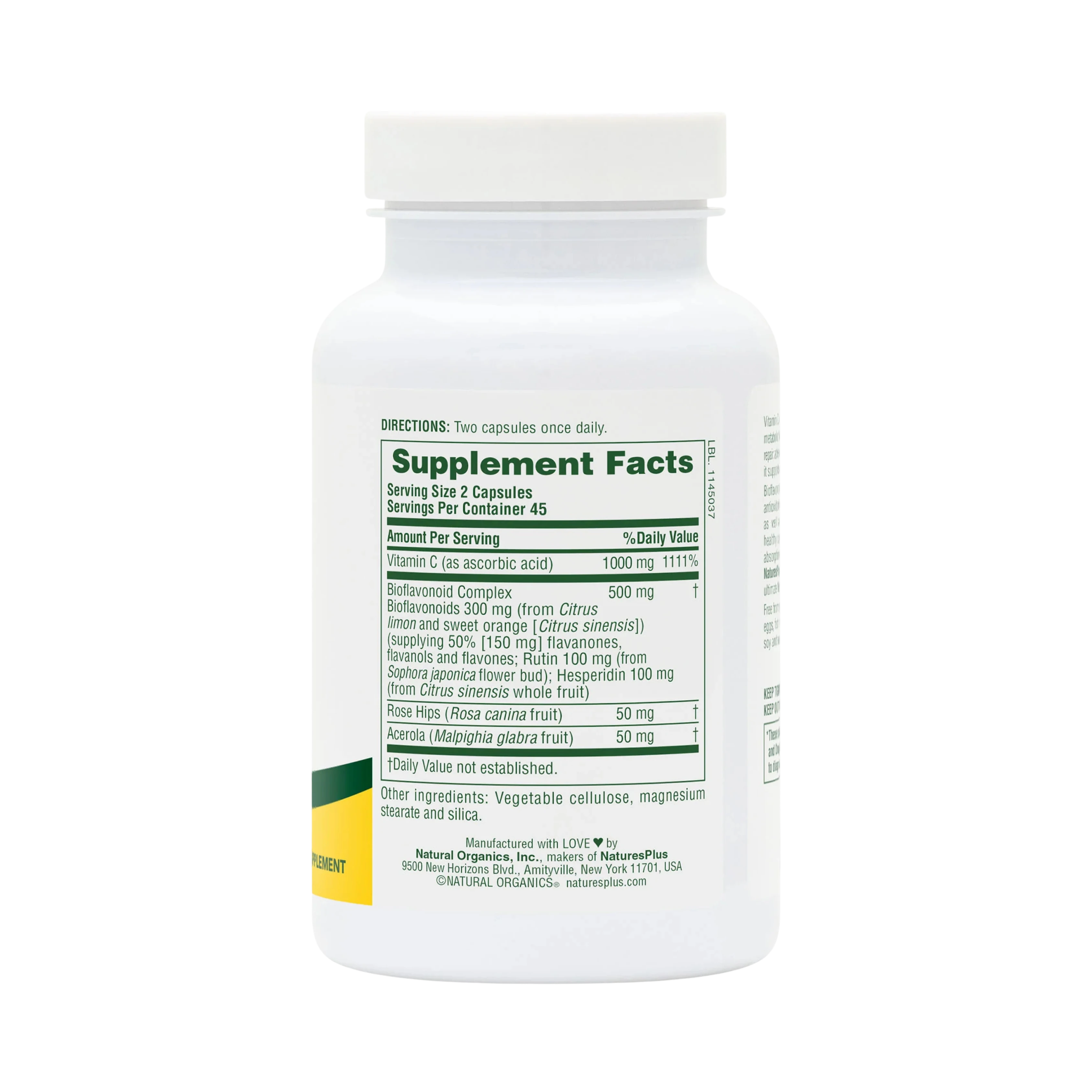 NaturesPlus, Super C Complex, 90 Capsules