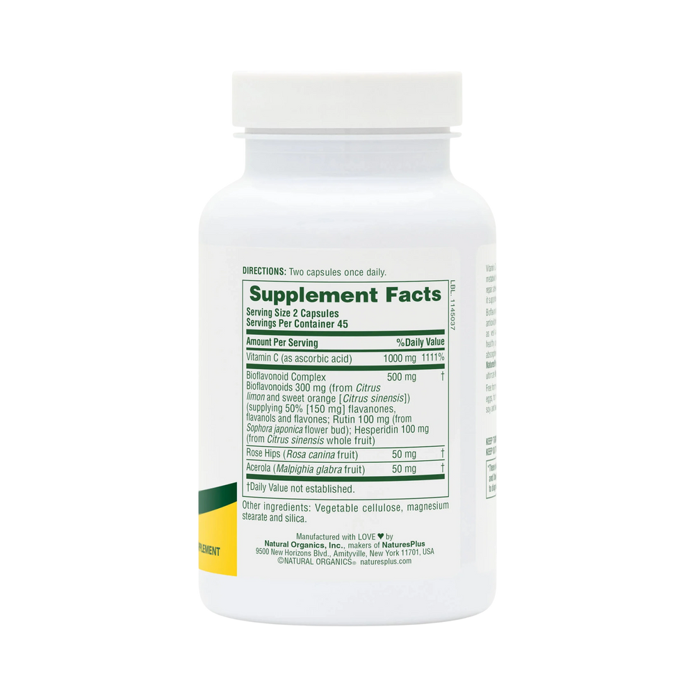 NaturesPlus, Super C Complex, 90 Capsules