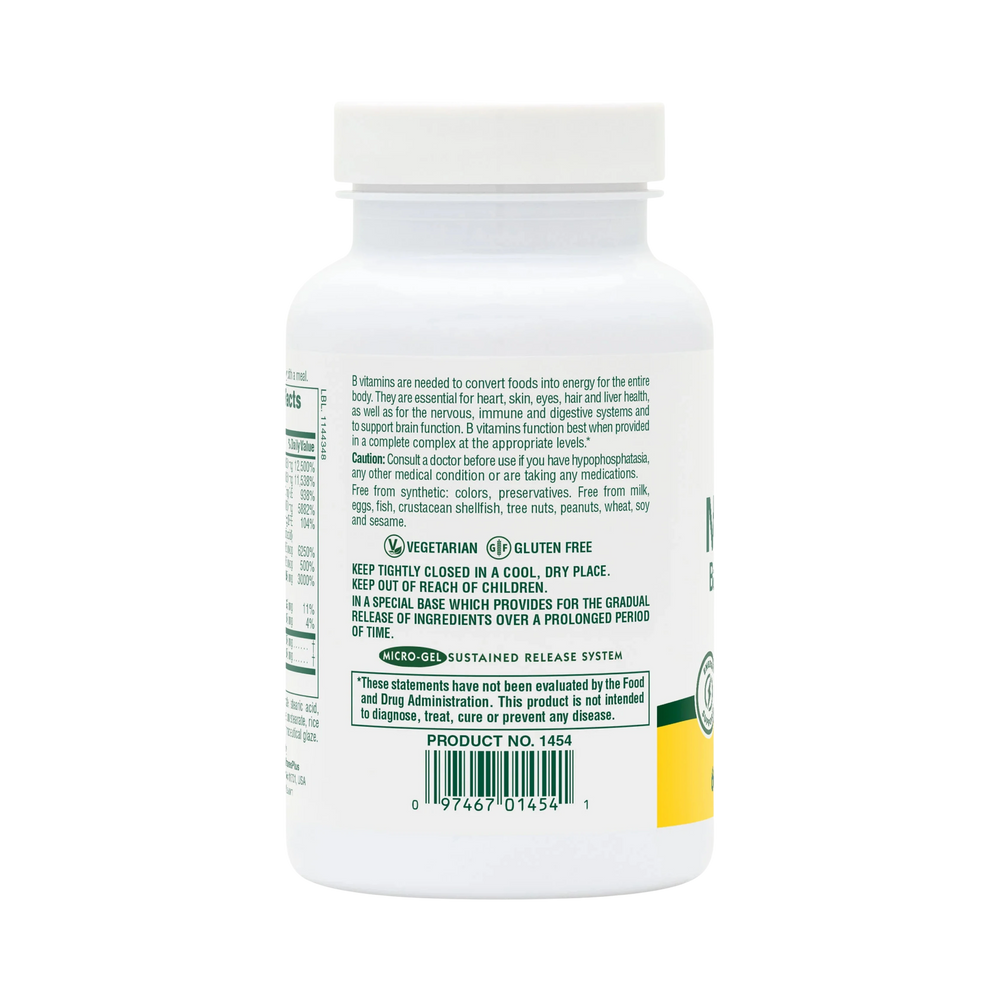 NaturesPlus, Sustained Release Mega B-150, 60 Tablets