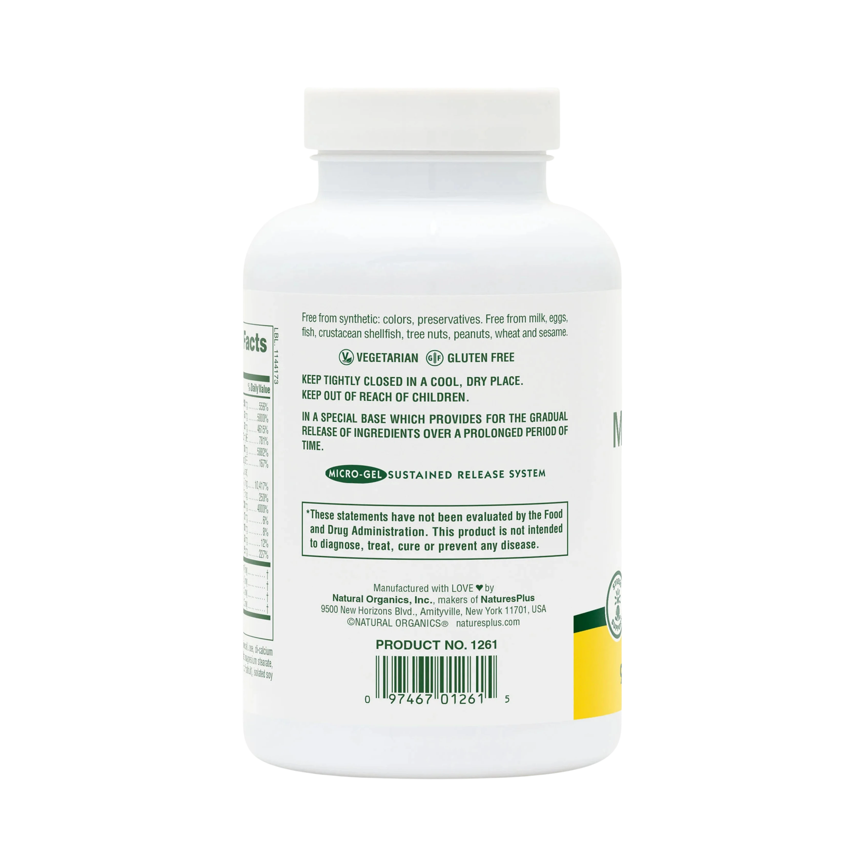 NaturesPlus, Sustained Release Mega-Stress, 90 Tablets