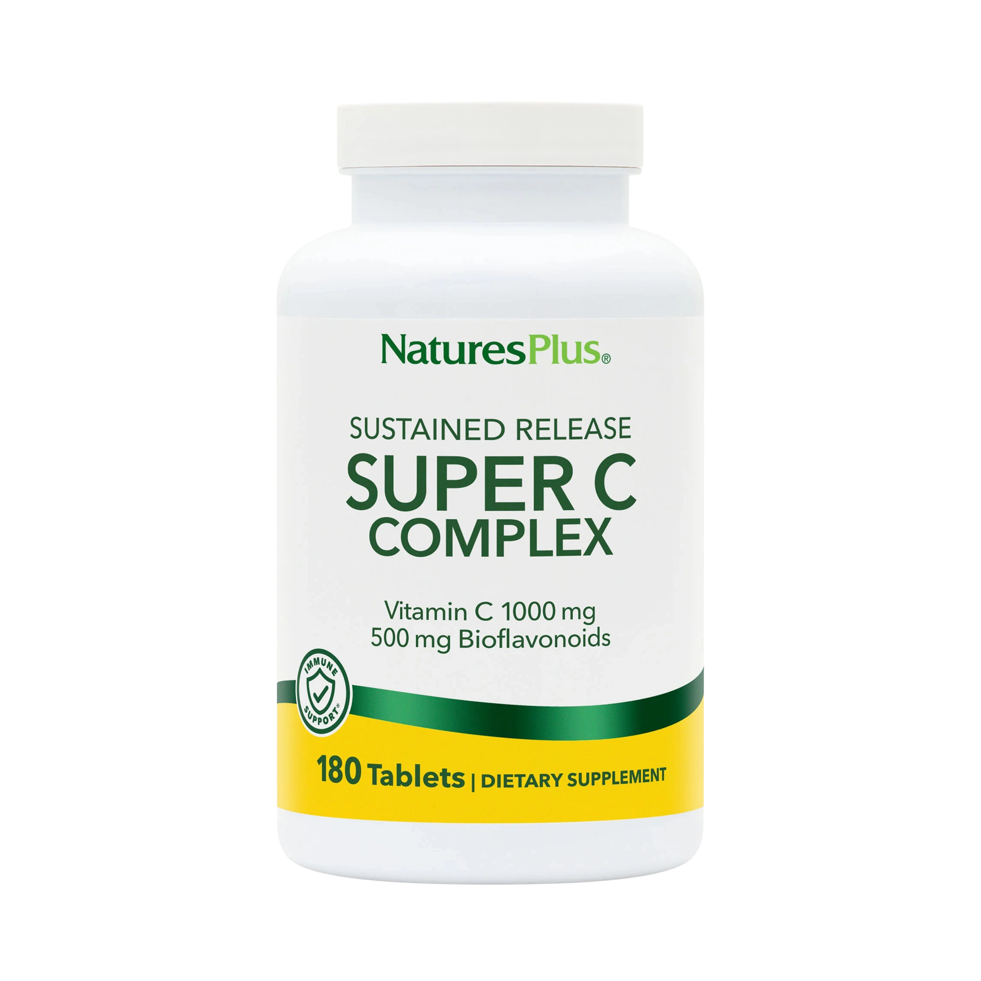 NaturesPlus, Sustained Release Super C Complex, 180 Tablets