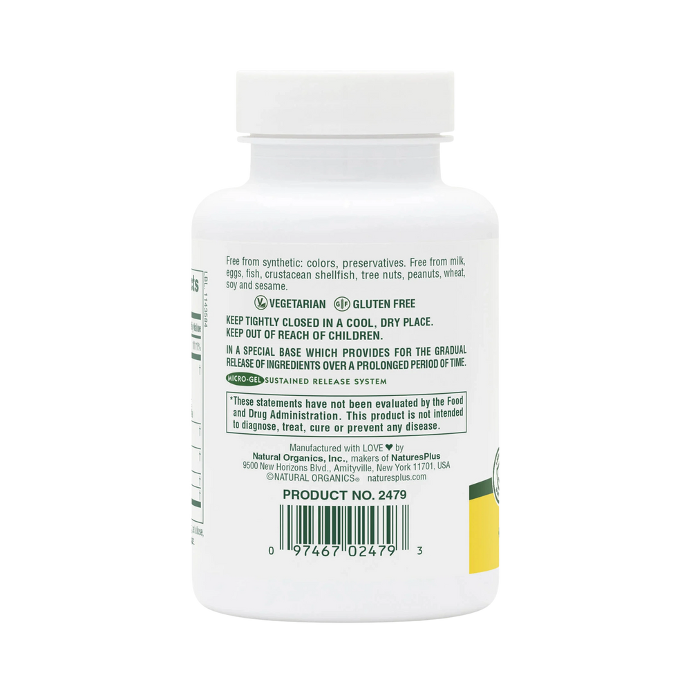 NaturesPlus, Sustained Release Super C Complex, 60 Tablets