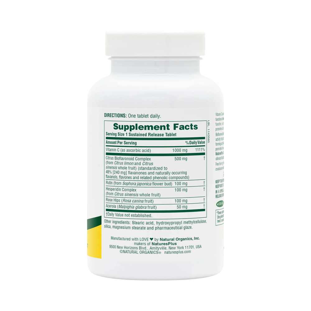 NaturesPlus, Sustained Release Super C Complex, 90 Tablets
