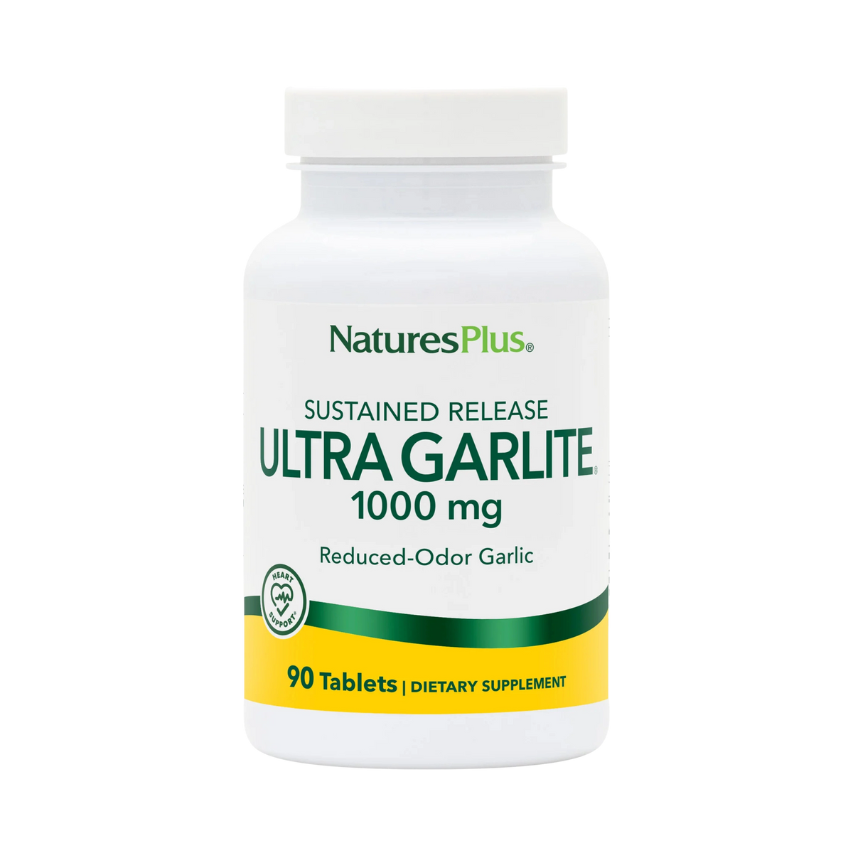 NaturesPlus, Sustained Release Ultra Garlite, 1000 Mg, 90 Tablets