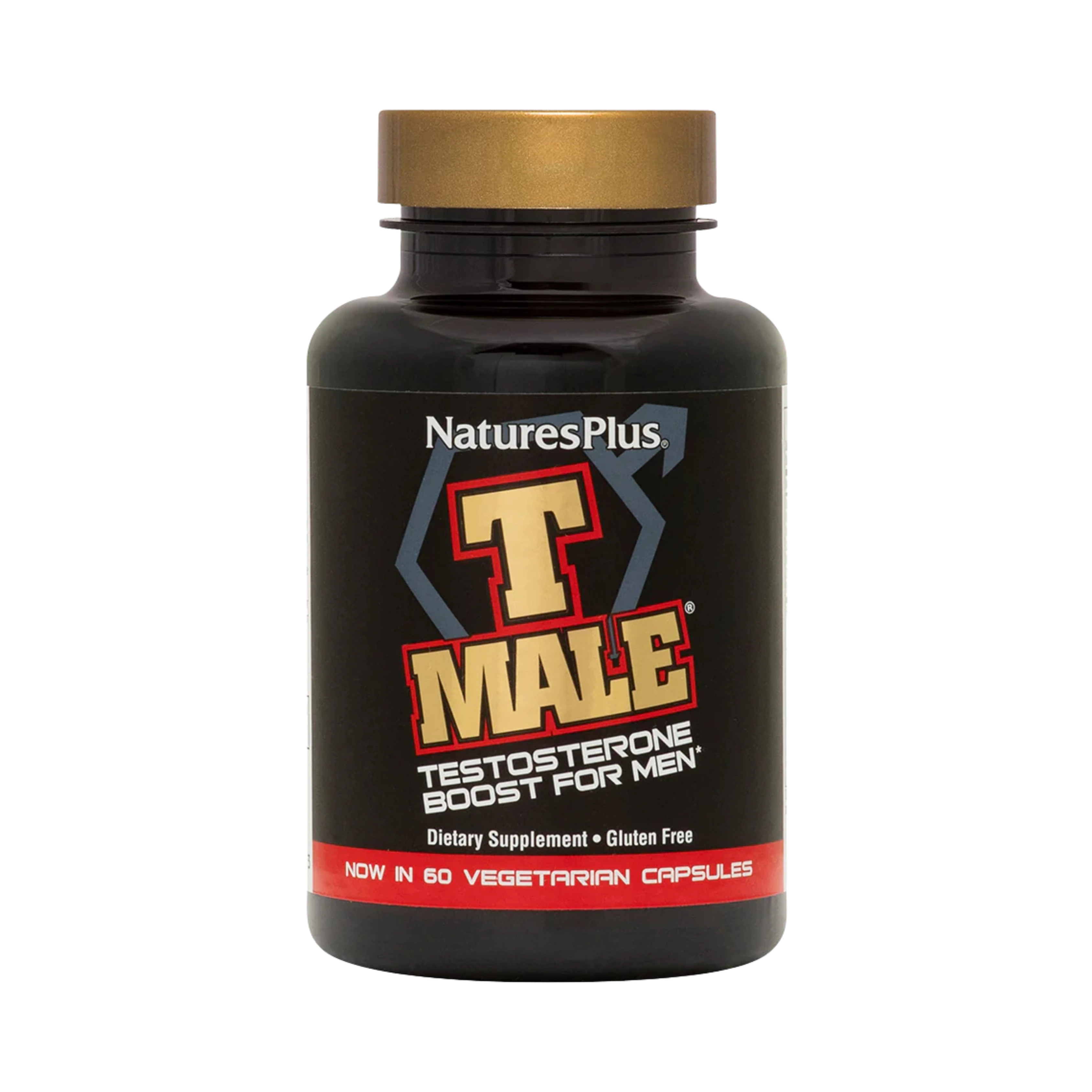 NaturesPlus, T Male, Testosterone Boost For Men, 60 Vegetarian Capsules