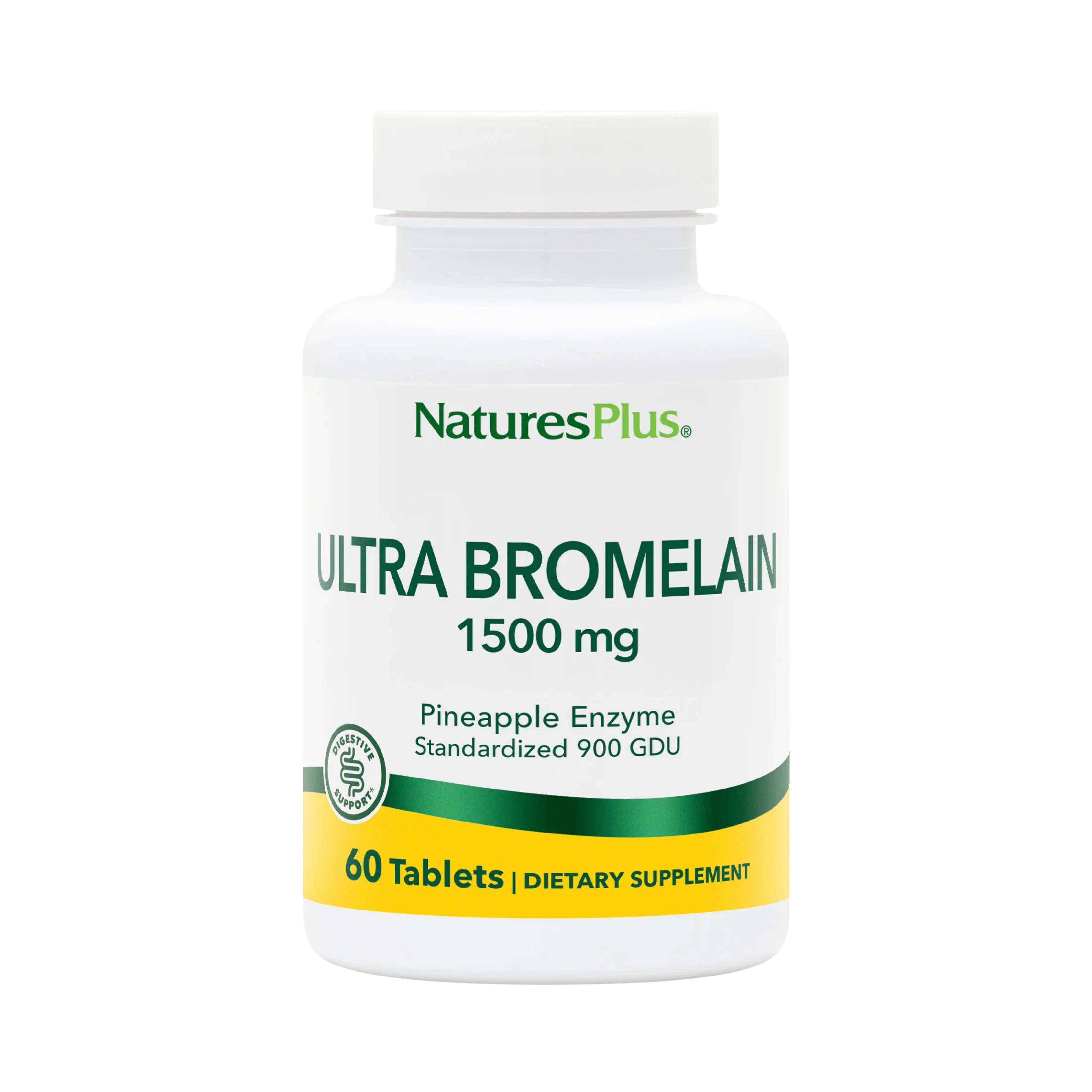 NaturesPlus, Ultra Bromelain, 1500 Mg, 60 Tablets