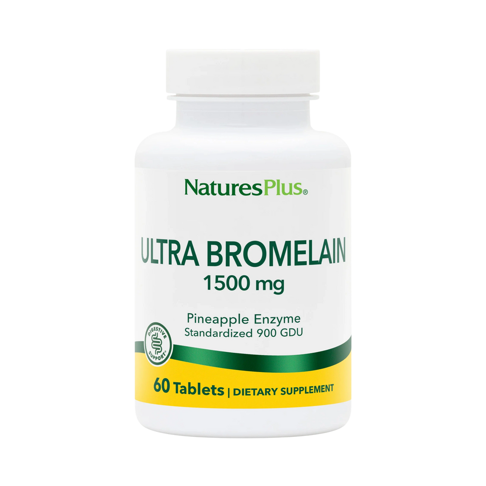 NaturesPlus, Ultra Bromelain, 1500 Mg, 60 Tablets