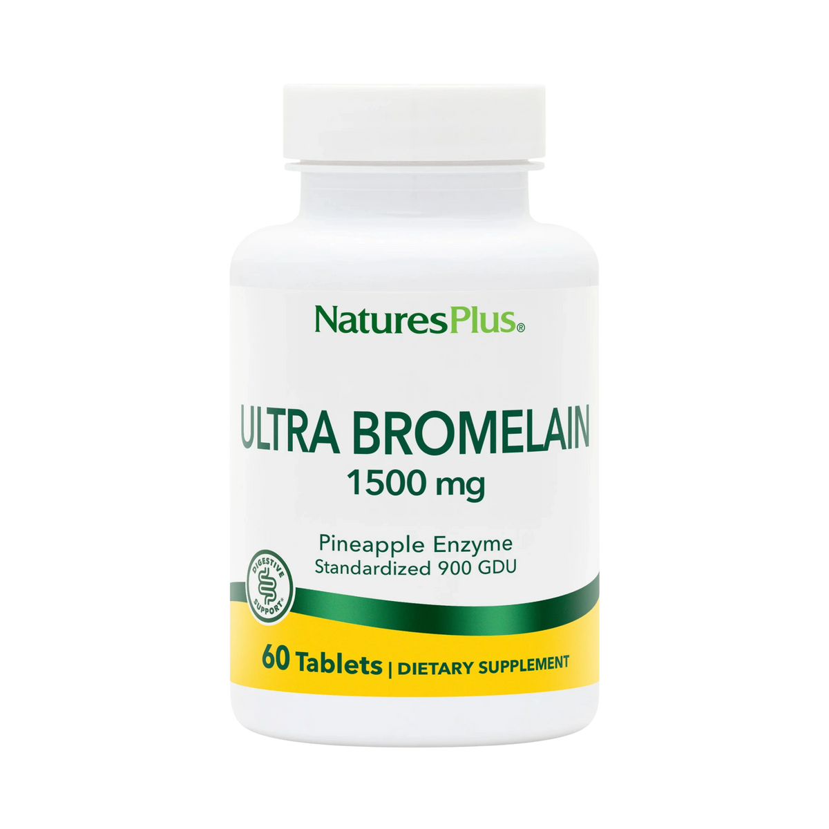 NaturesPlus, Ultra Bromelain, 1500 Mg, 60 Tablets