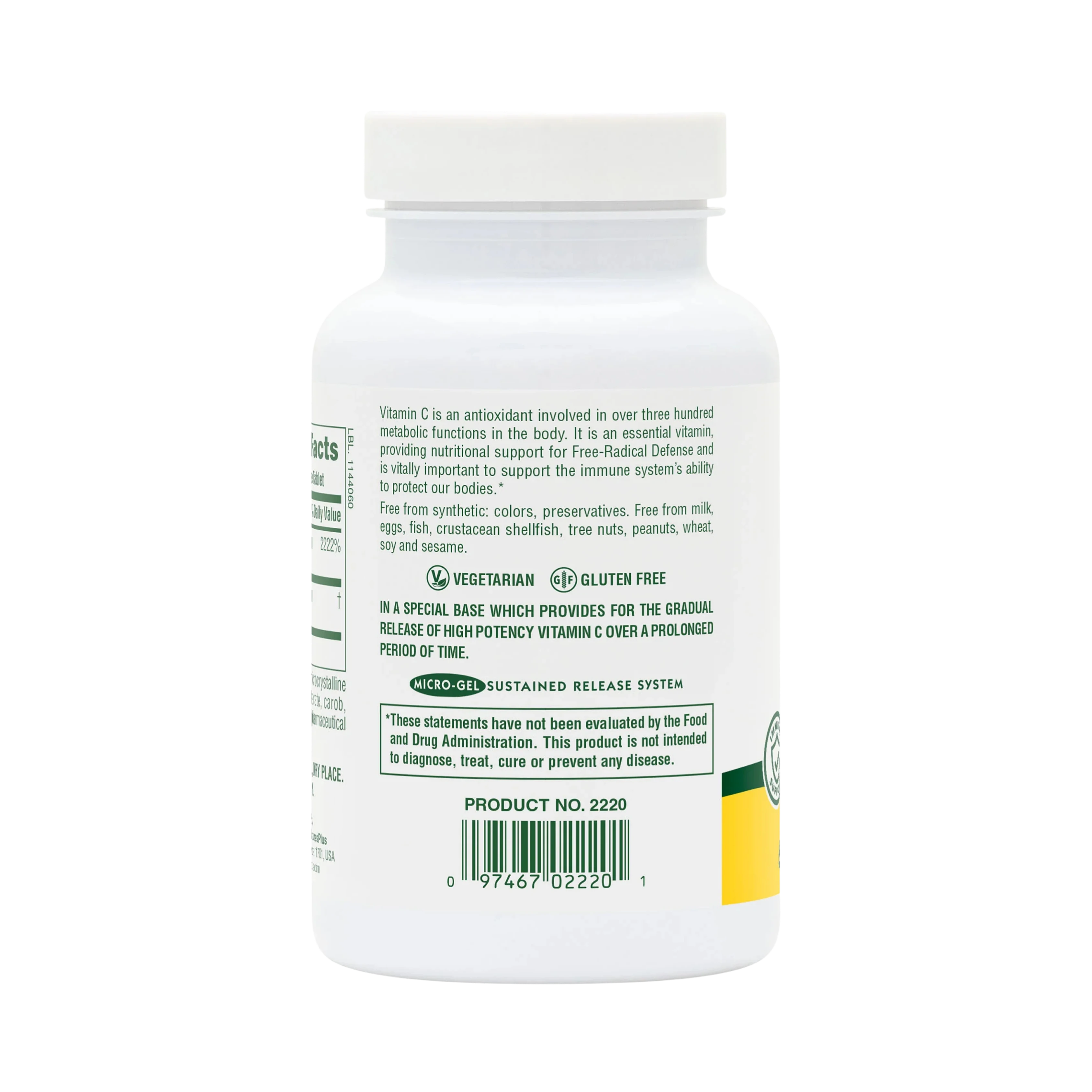NaturesPlus, Ultra-C, 2,000 Mg, 60 Tablets