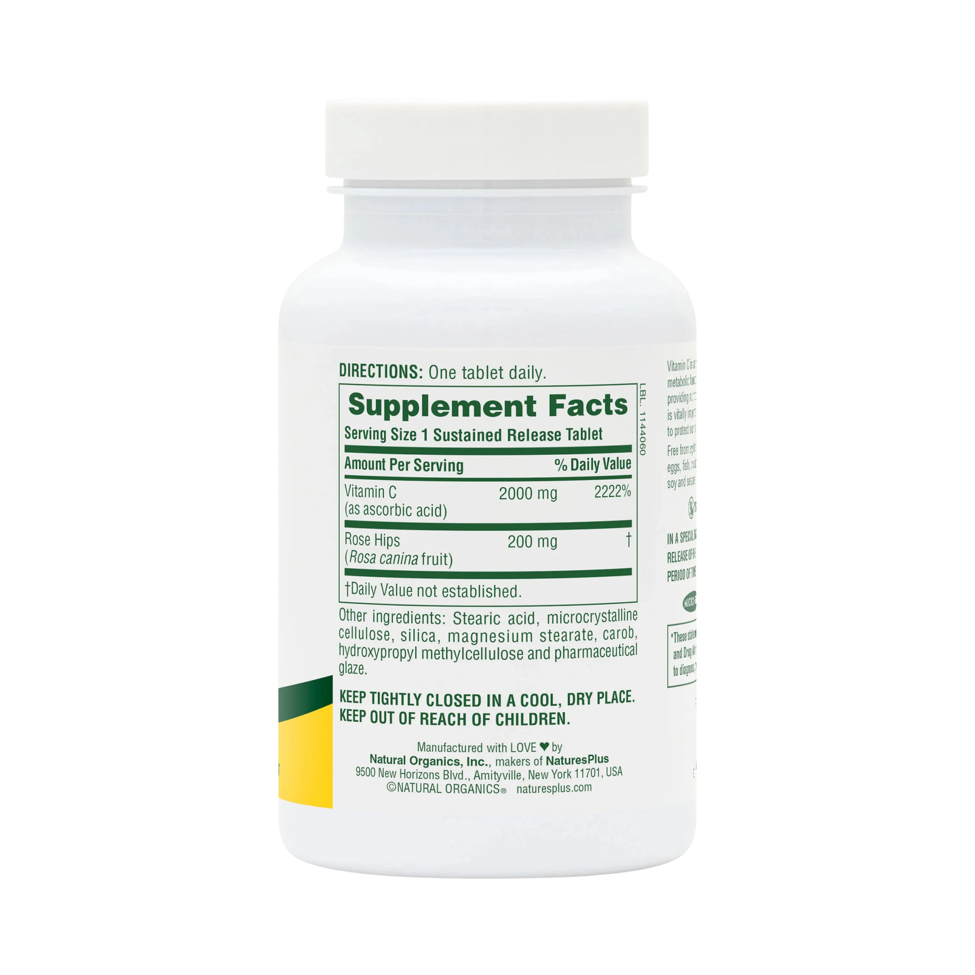 NaturesPlus, Ultra-C, 2,000 Mg, 60 Tablets