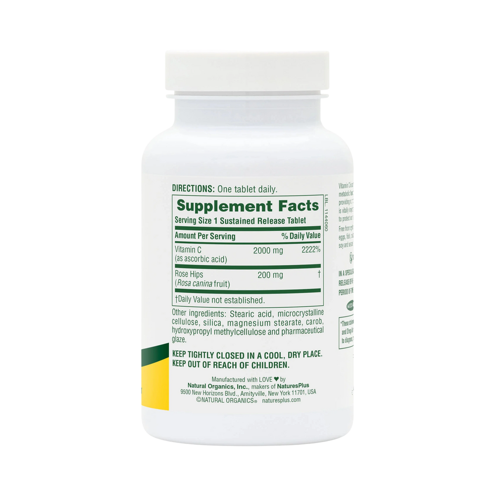 NaturesPlus, Ultra-C, 2,000 Mg, 60 Tablets