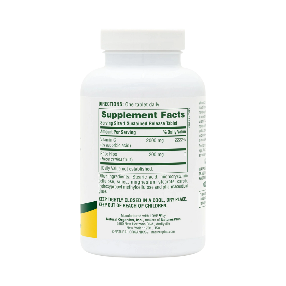 NaturesPlus, Ultra-C, 2,000 Mg, 90 Tablets