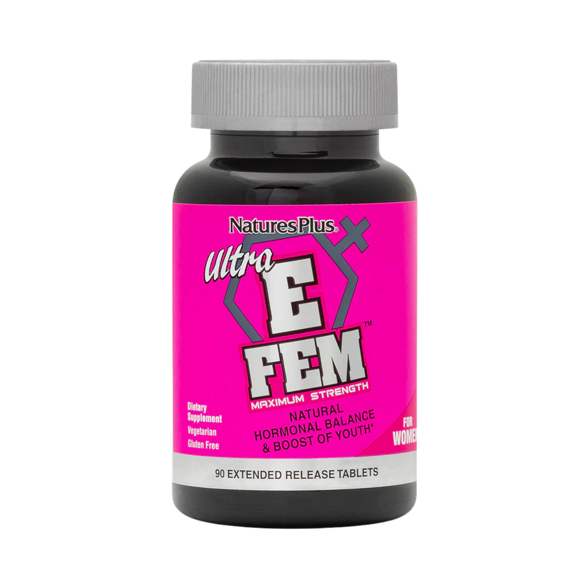 NaturesPlus, Ultra E Fem For Women, Maximum Strength, 90 Extended Release Tablets