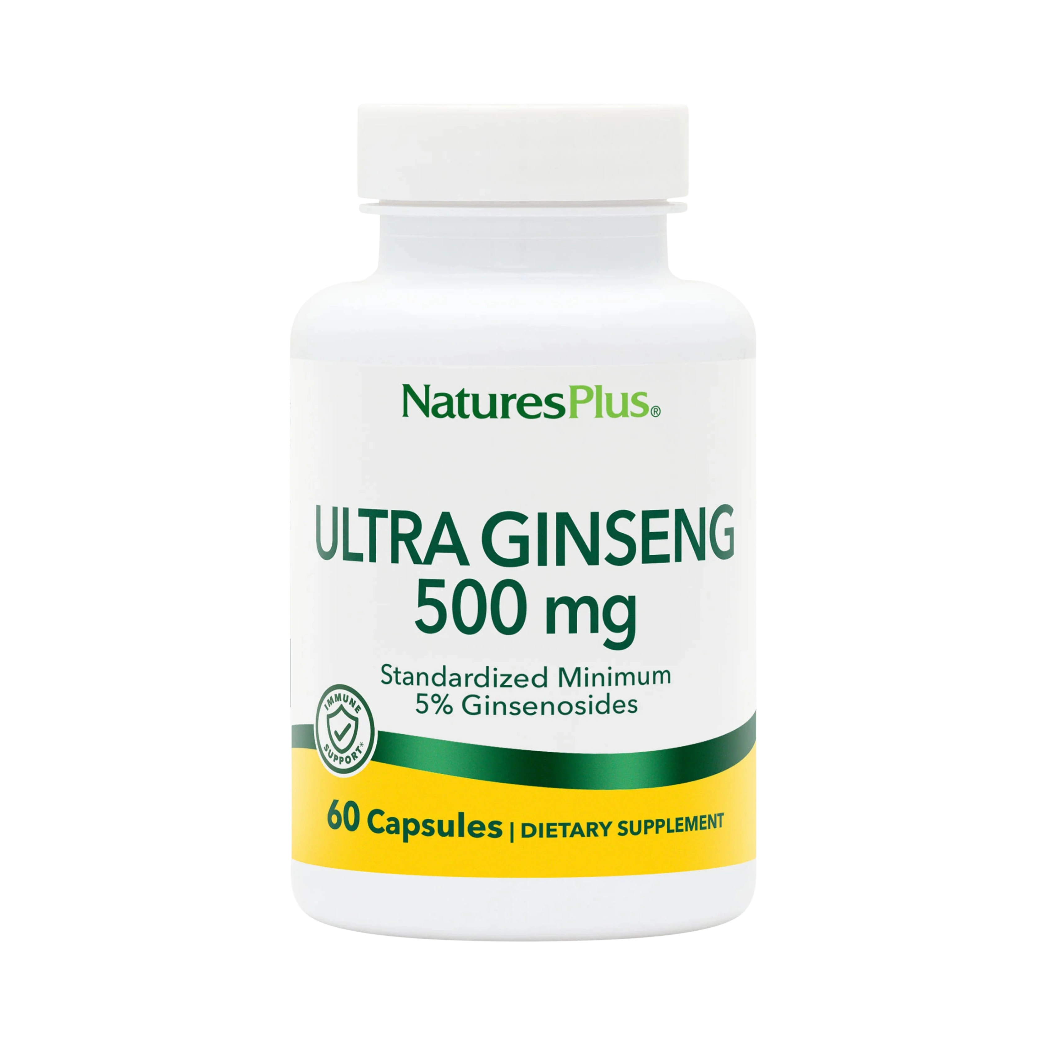 NaturesPlus, Ultra Ginseng, 500 Mg, 60 Capsule