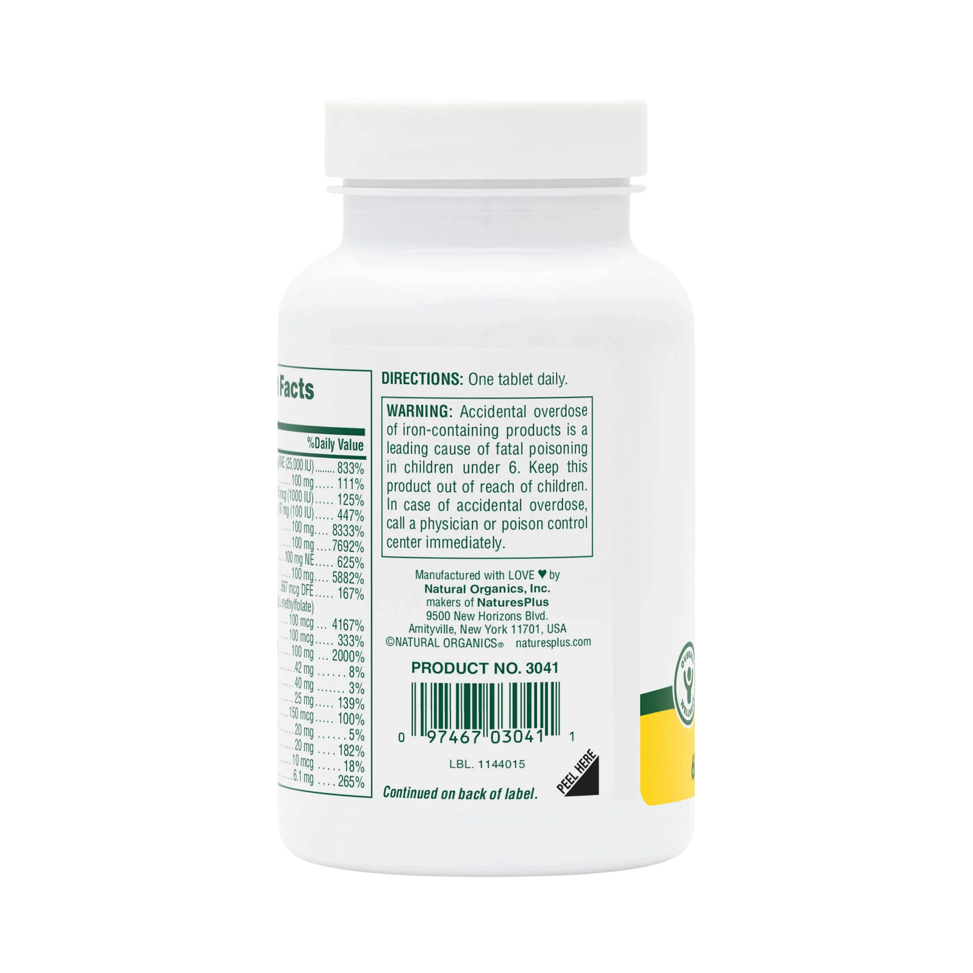 NaturesPlus, Ultra II Daily, 60 Tablets