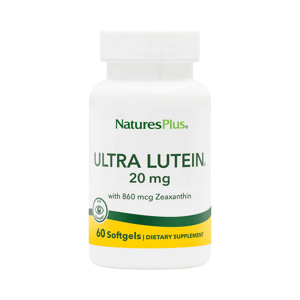 NaturesPlus, Ultra Lutein with Zeaxanthin, 20 Mg, 60 Softgels