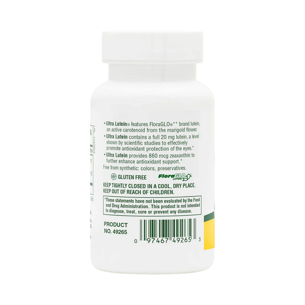 NaturesPlus, Ultra Lutein with Zeaxanthin, 20 Mg, 60 Softgels