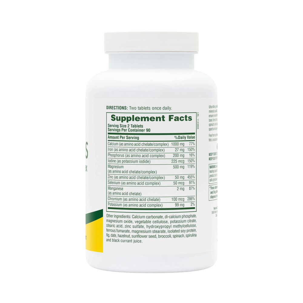 NaturesPlus, Ultra-Mins, Multiple Mineral Complex, 180 Tablets