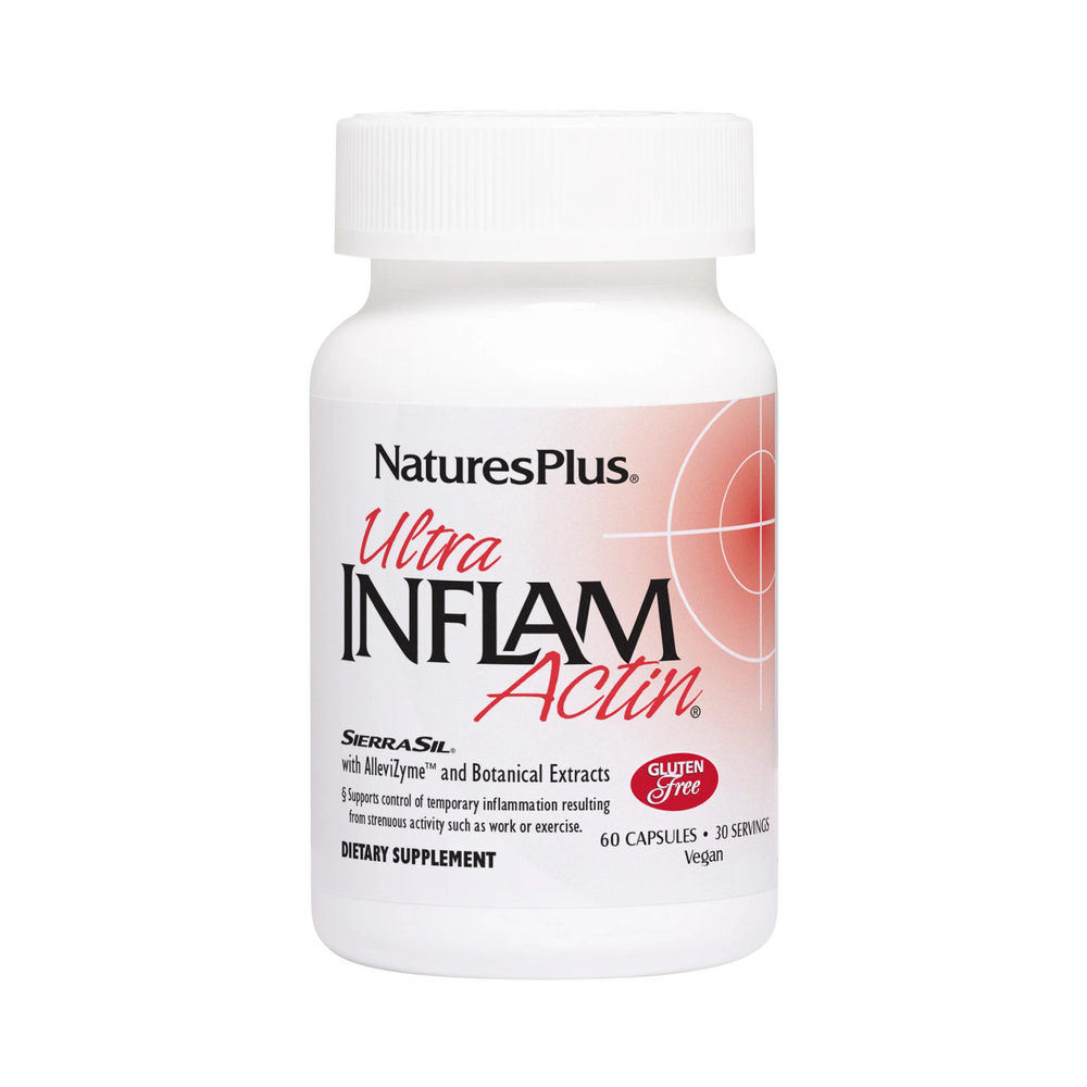 NaturesPlus, Ultra - Natural Supplement with Turmeric, Bromelain, MSM, Boswellia & Ginger, 60 Vegetarian Capsules