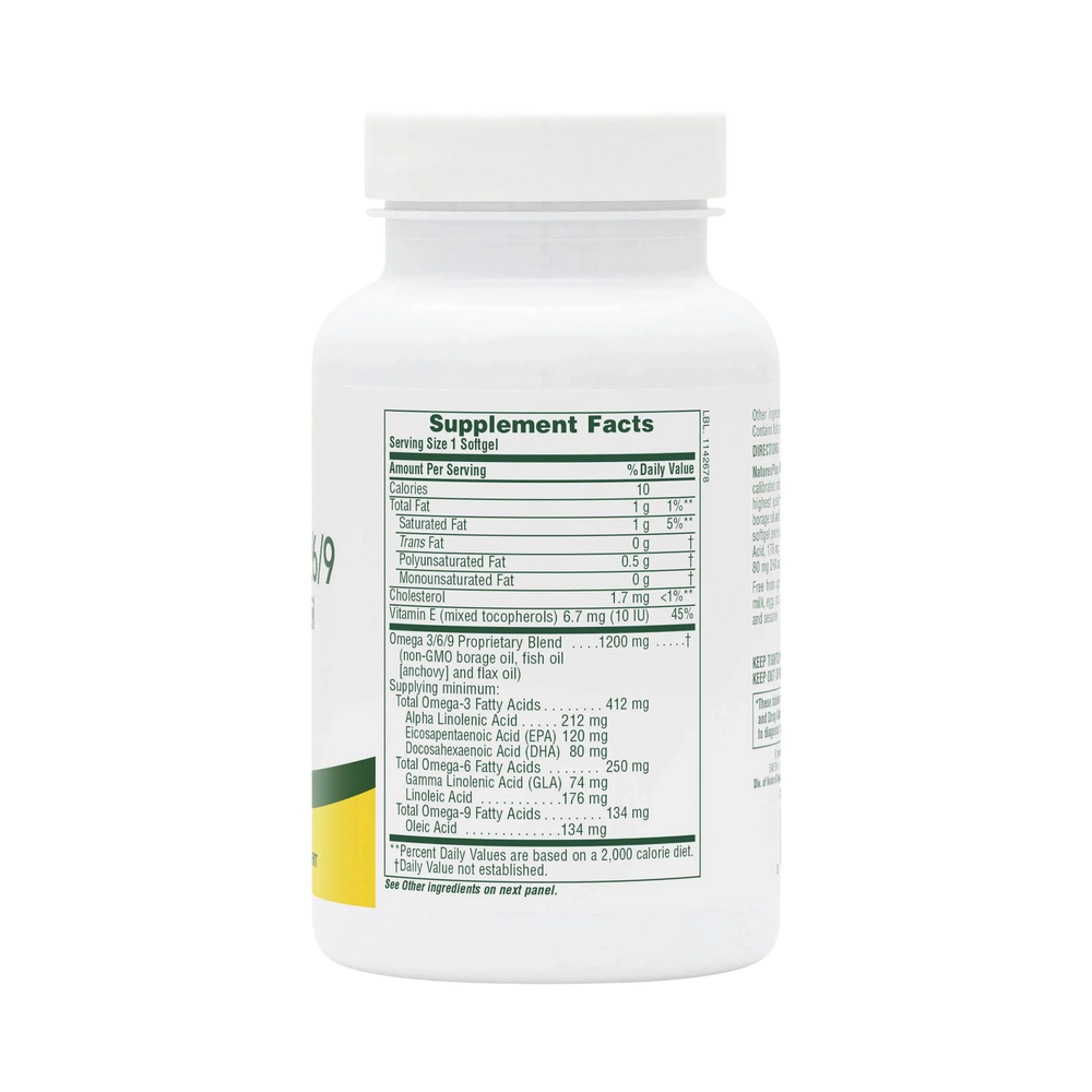NaturesPlus, Ultra Omega 3/6/9, 60 Softgels