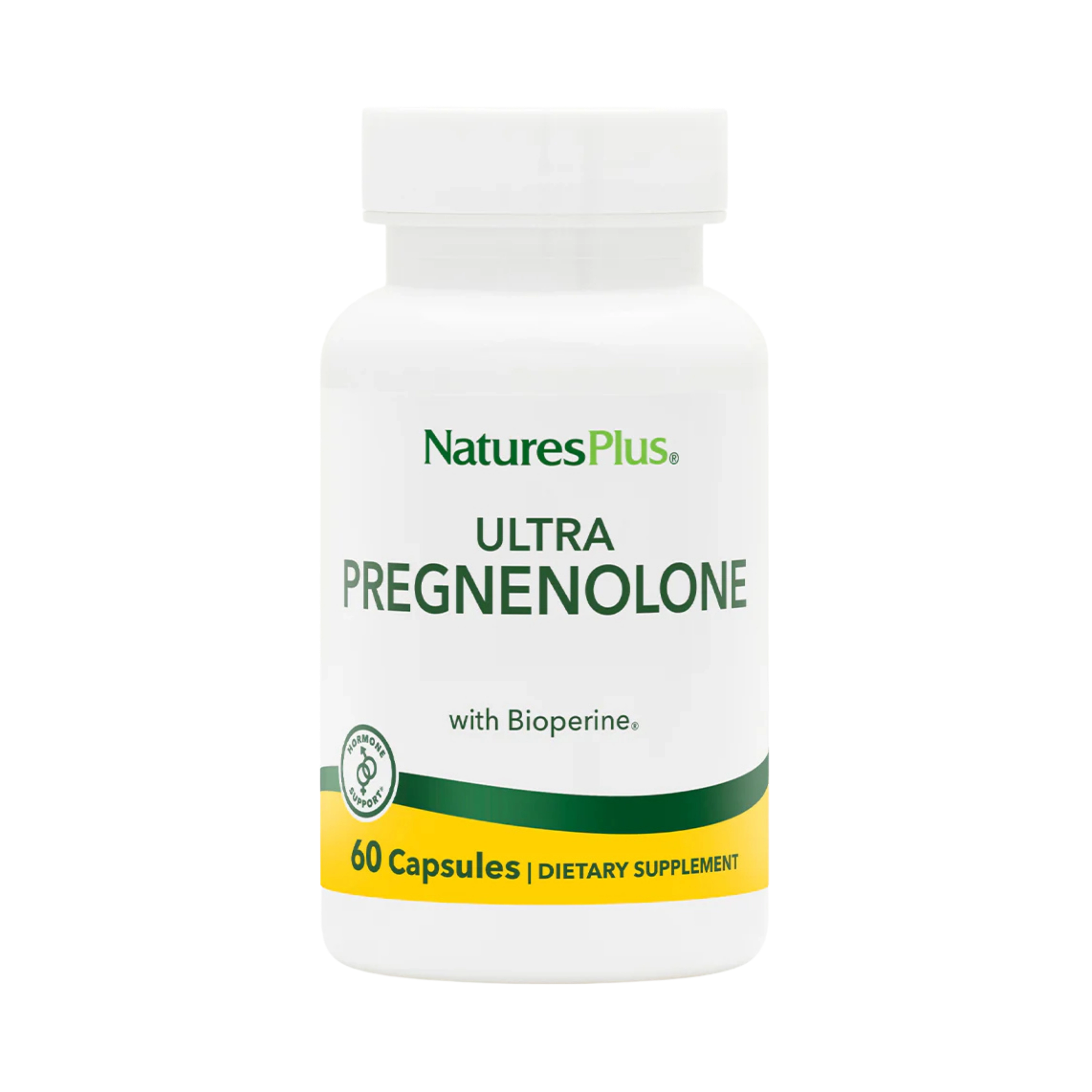 NaturesPlus, Ultra Pregnenolone with Bioperine, 60 Capsules