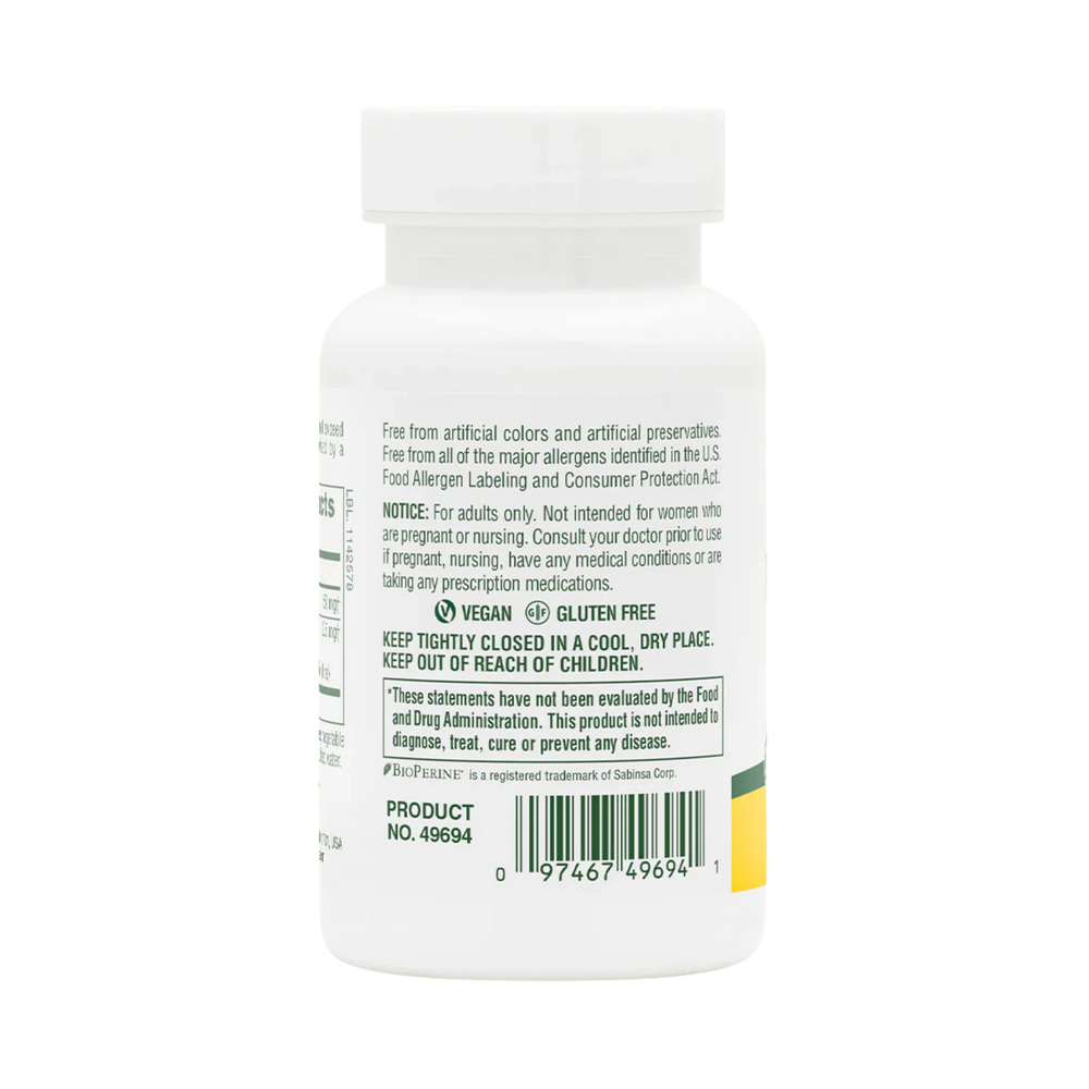 NaturesPlus, Ultra Pregnenolone with Bioperine, 60 Capsules