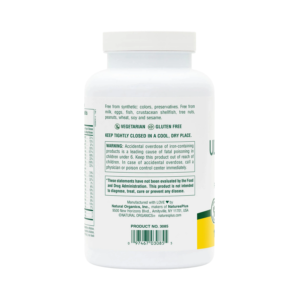 NaturesPlus, Ultra Prenatal Multivitamin, 180 Tablets
