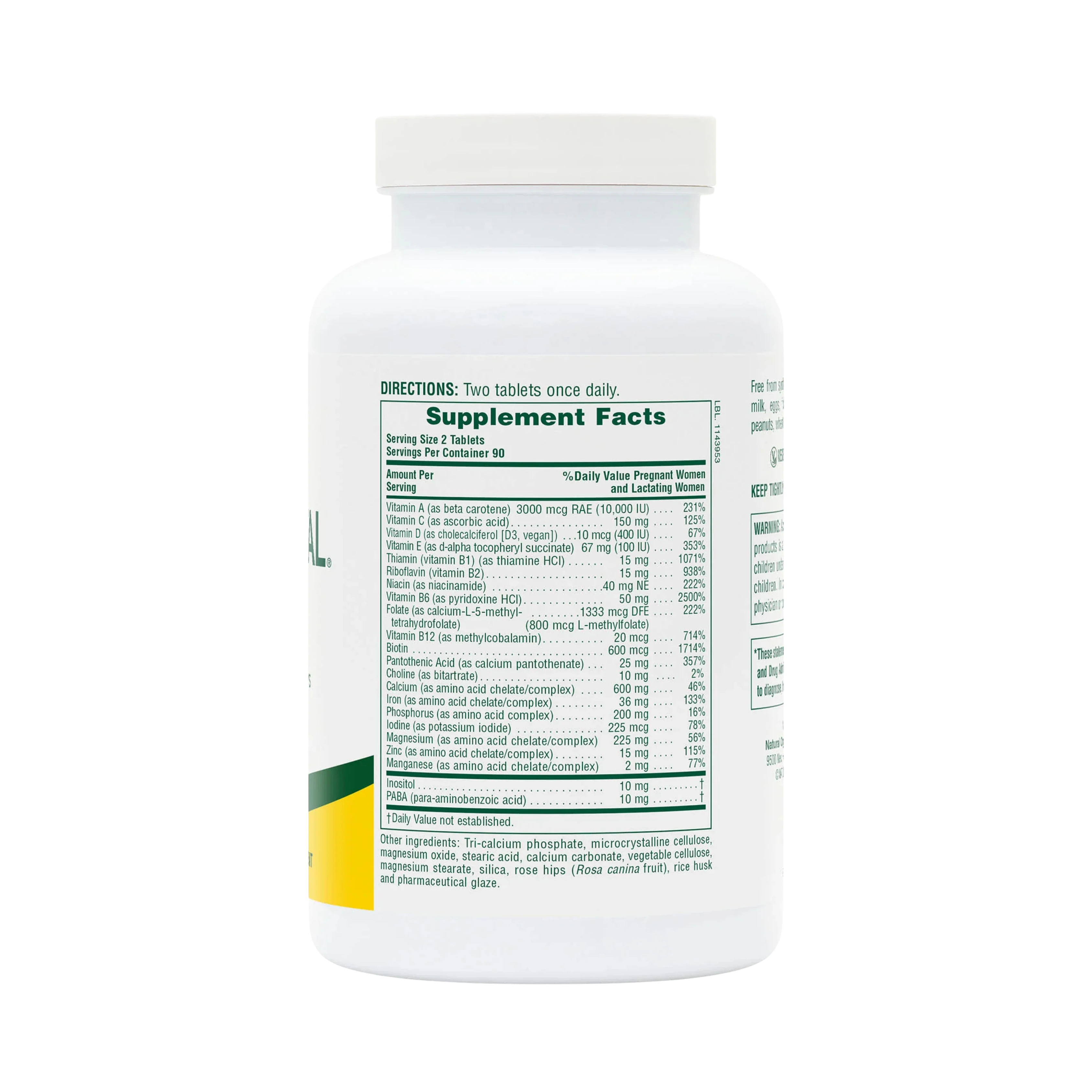 NaturesPlus, Ultra Prenatal Multivitamin, 180 Tablets