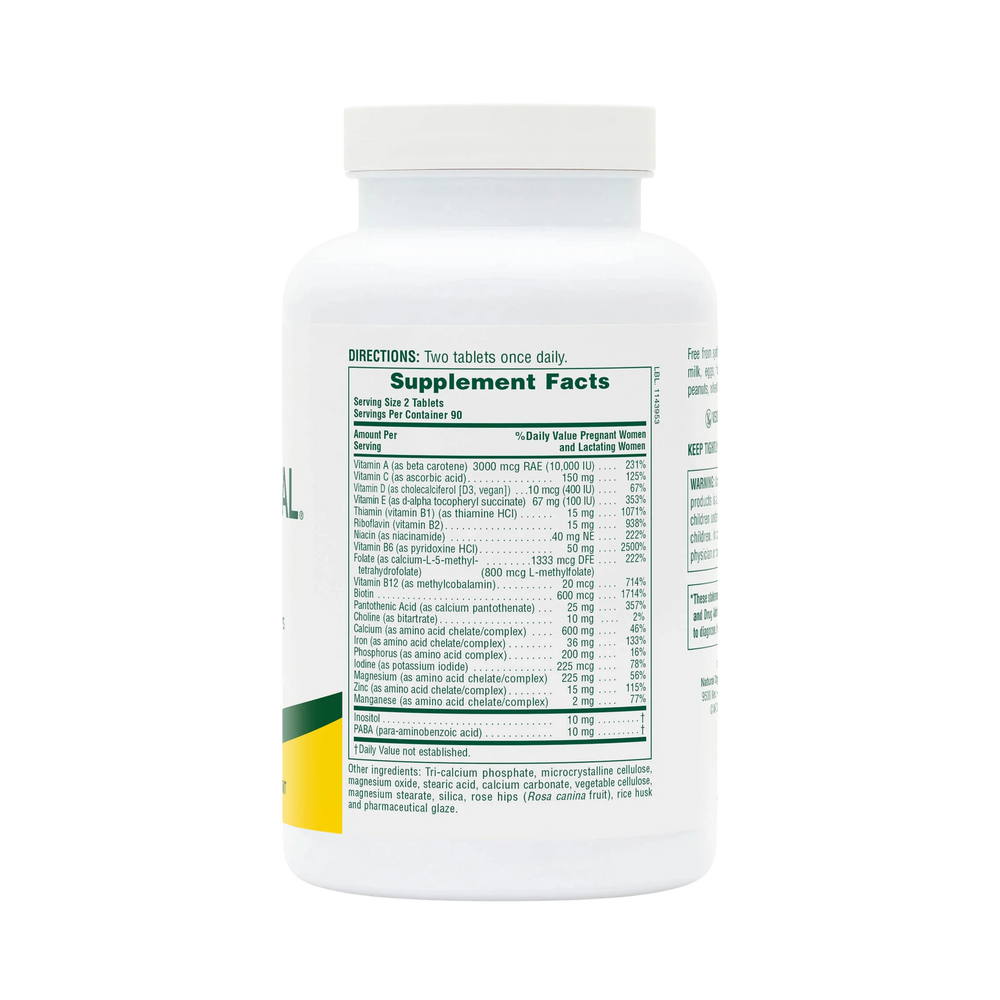 NaturesPlus, Ultra Prenatal Multivitamin, 180 Tablets