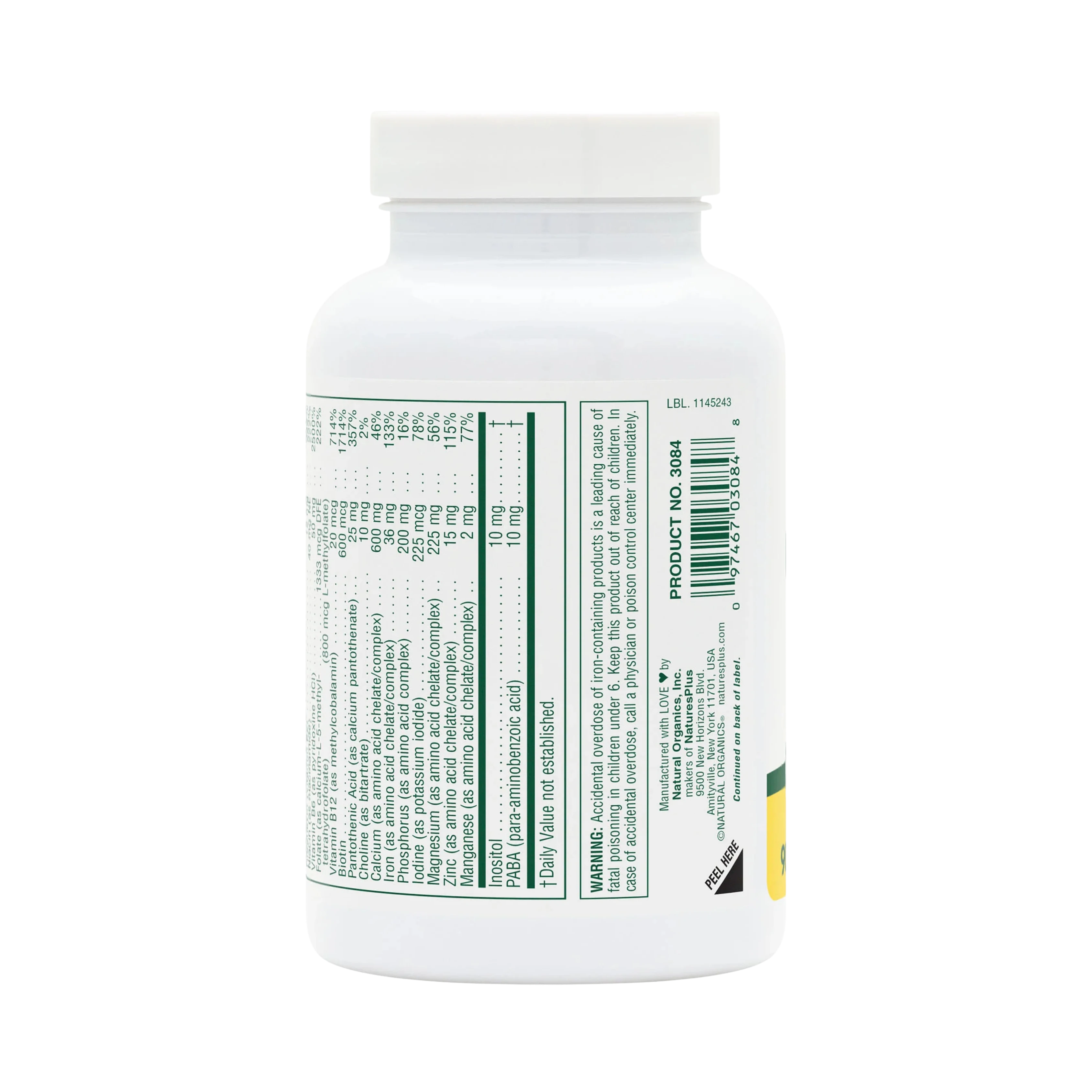 NaturesPlus, Ultra Prenatal Multivitamin, 90 Tablets