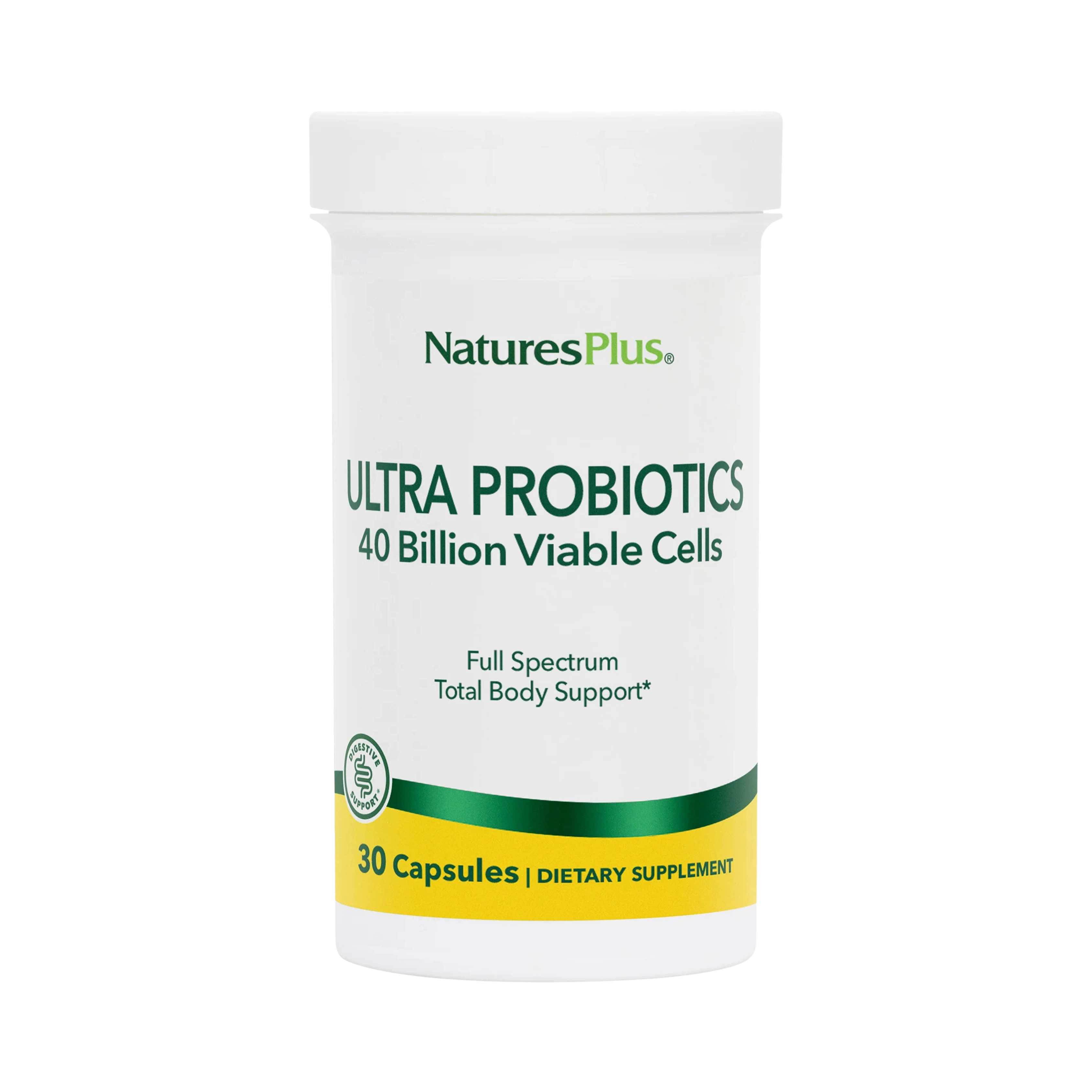 NaturesPlus, Ultra Probiotics, 40 Billion, 30 Capsules