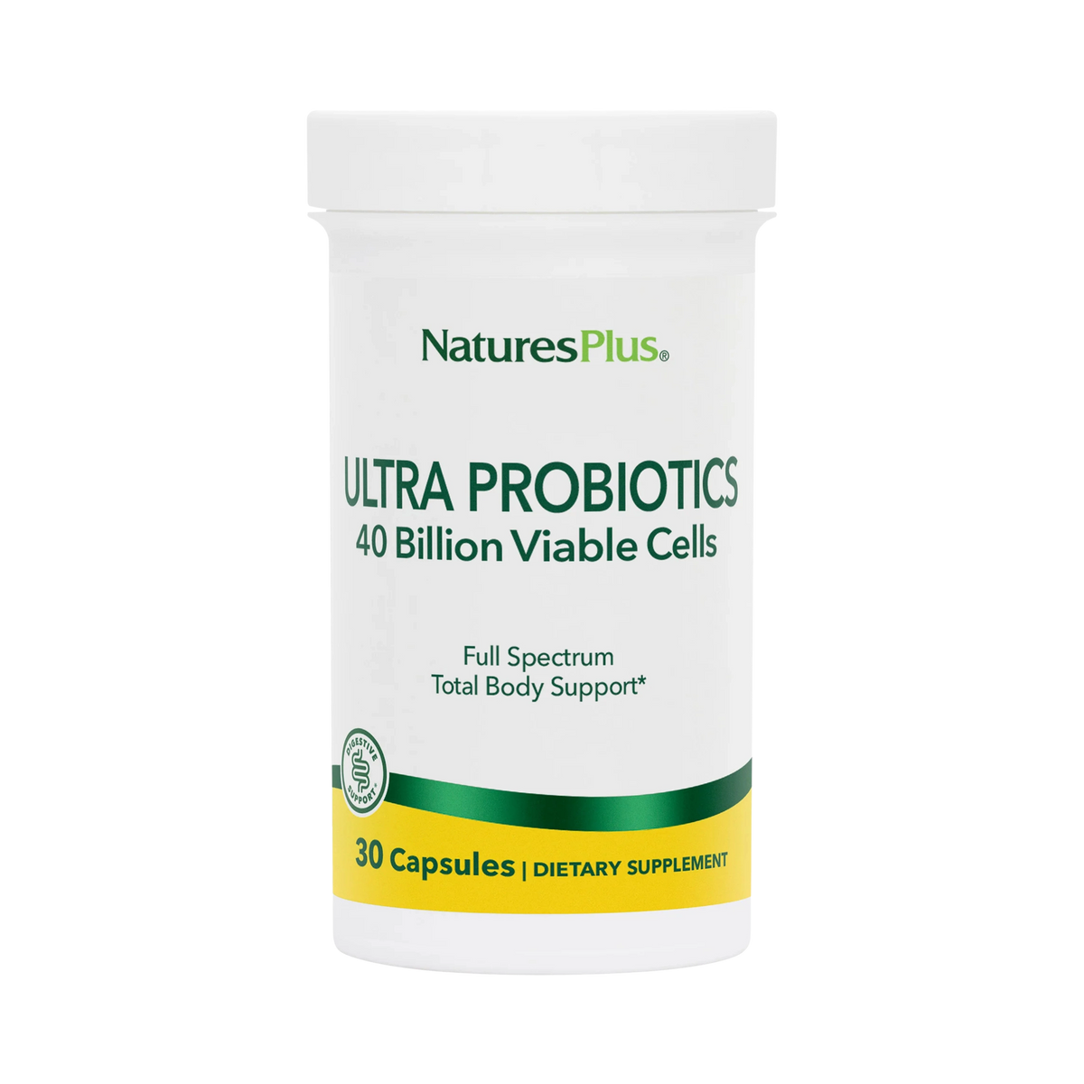 NaturesPlus, Ultra Probiotics, 40 Billion, 30 Capsules