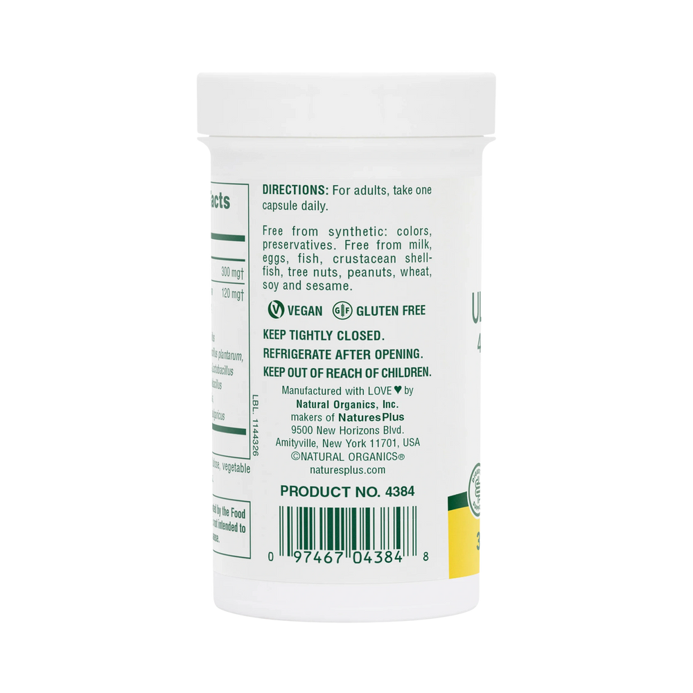 NaturesPlus, Ultra Probiotics, 40 Billion, 30 Capsules