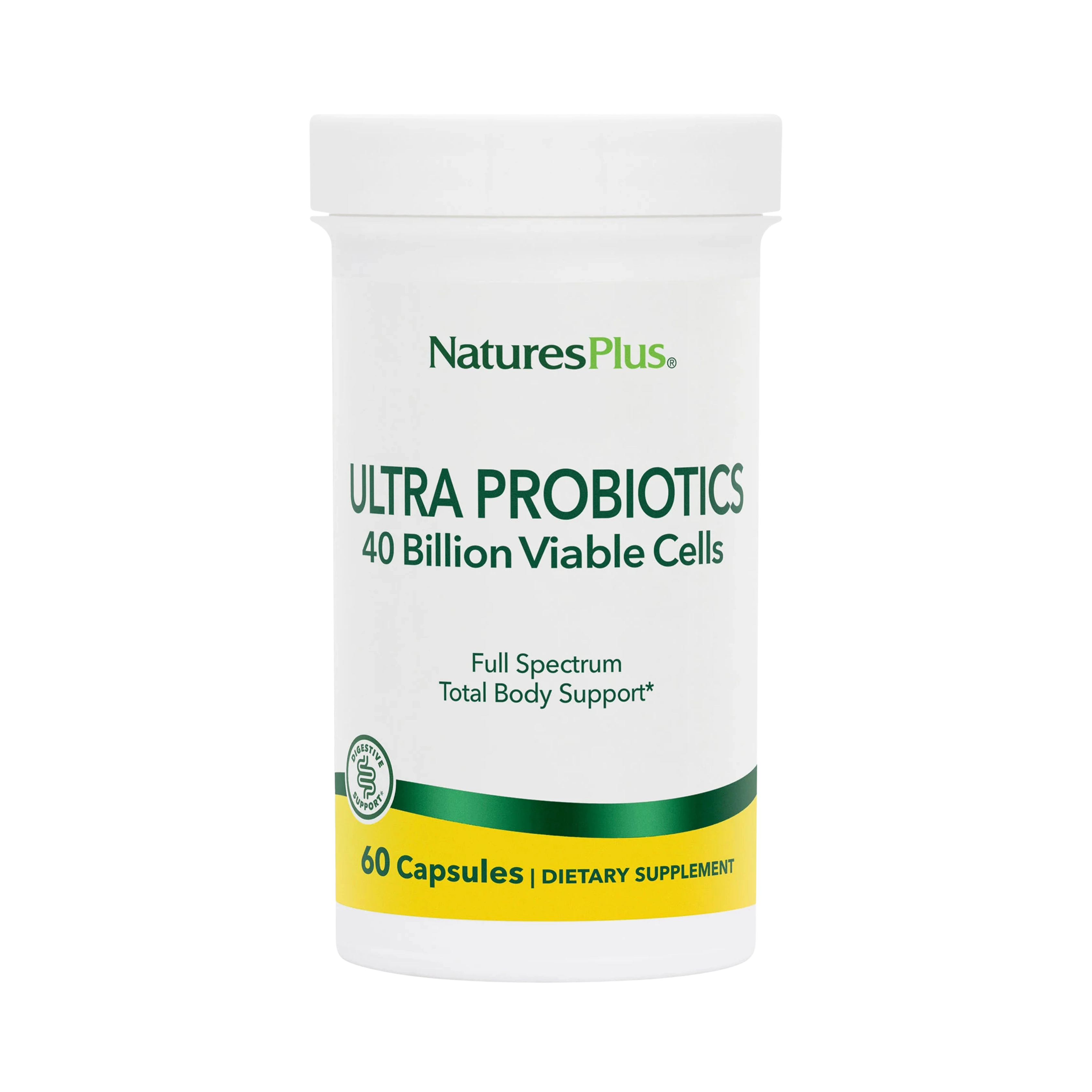 NaturesPlus, Ultra Probiotics, 40 Billion, 60 Capsules