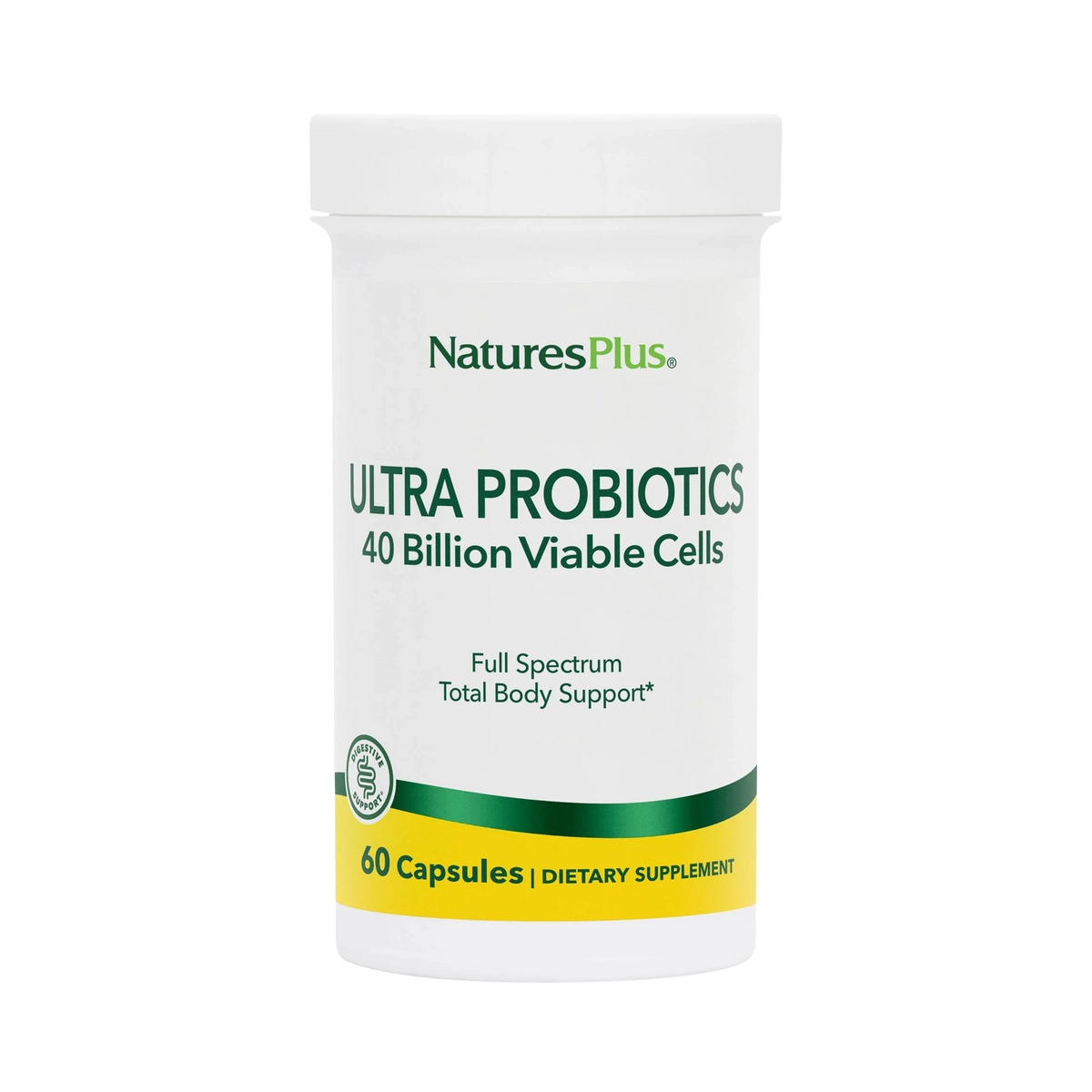 NaturesPlus, Ultra Probiotics, 40 Billion, 60 Capsules