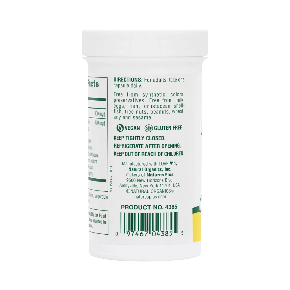 NaturesPlus, Ultra Probiotics, 40 Billion, 60 Capsules