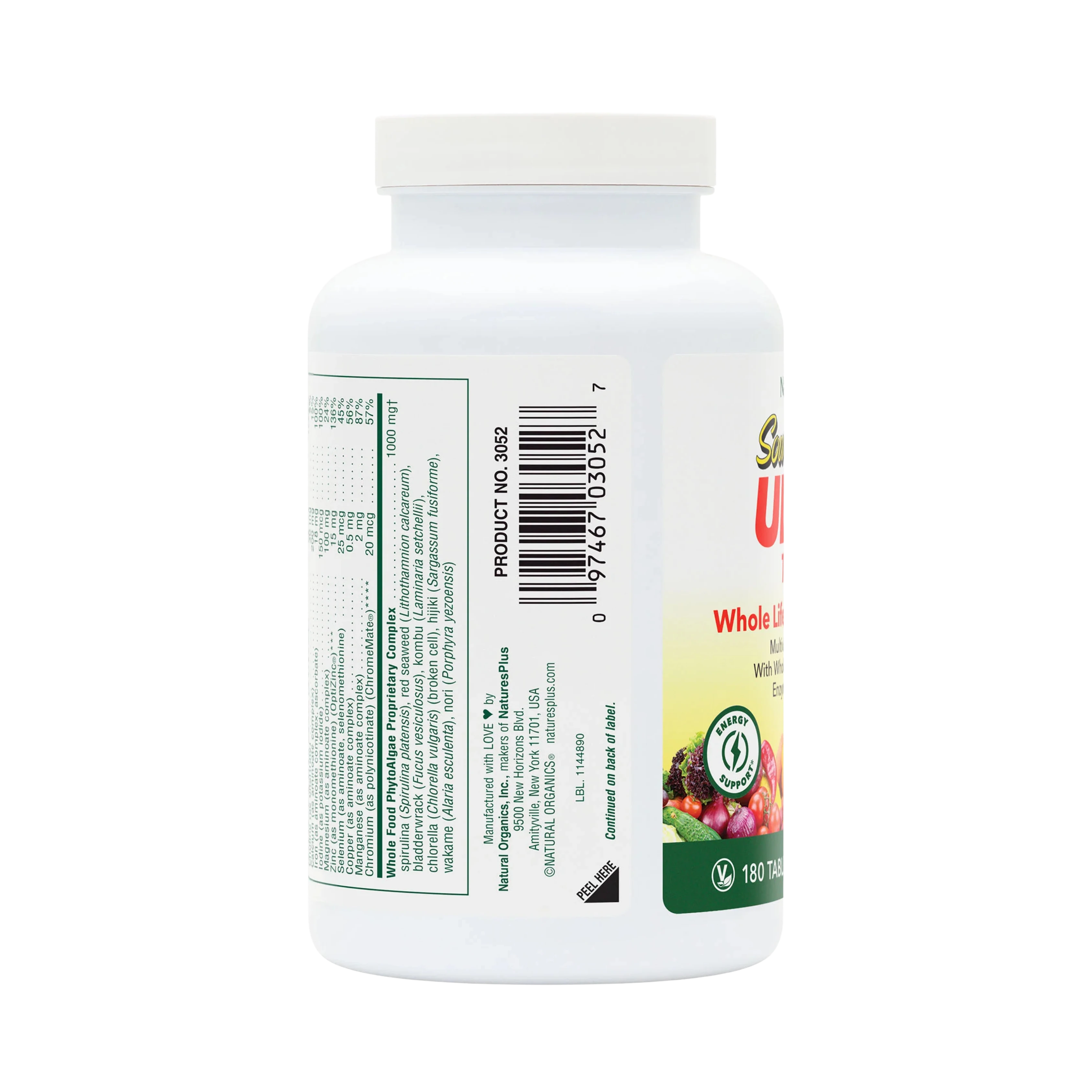 NaturesPlus, Ultra Source of Life Energy Enhancer Multi With Lutein, 180 Tablet