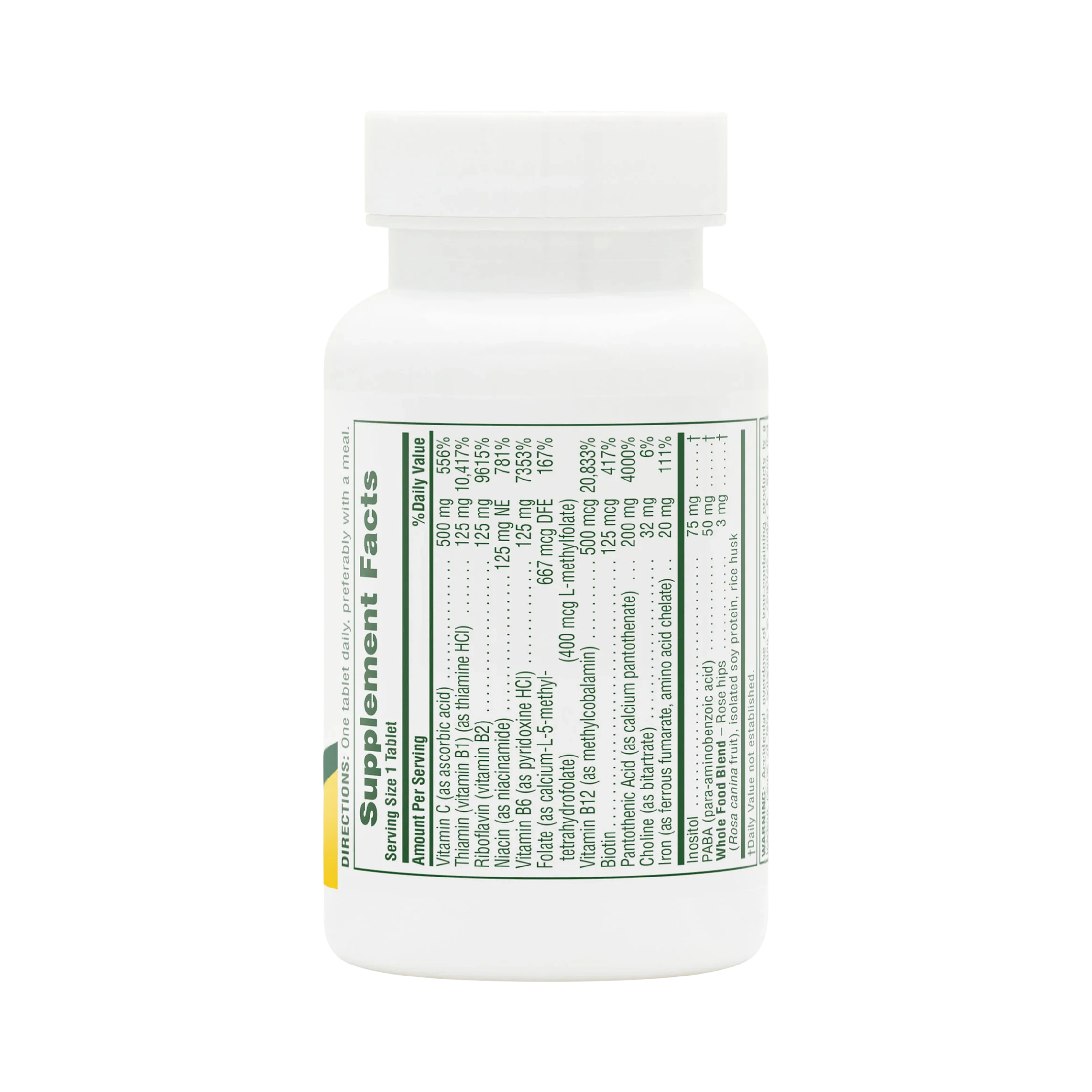 NaturesPlus, Ultra-Stress with Iron, Sustained Release, 30 Vegetarian Tablets