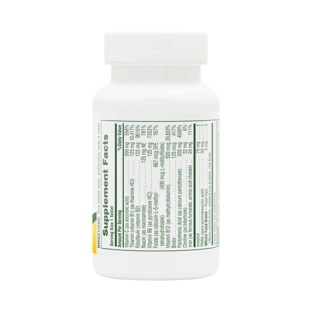 NaturesPlus, Ultra-Stress with Iron, Sustained Release, 30 Vegetarian Tablets
