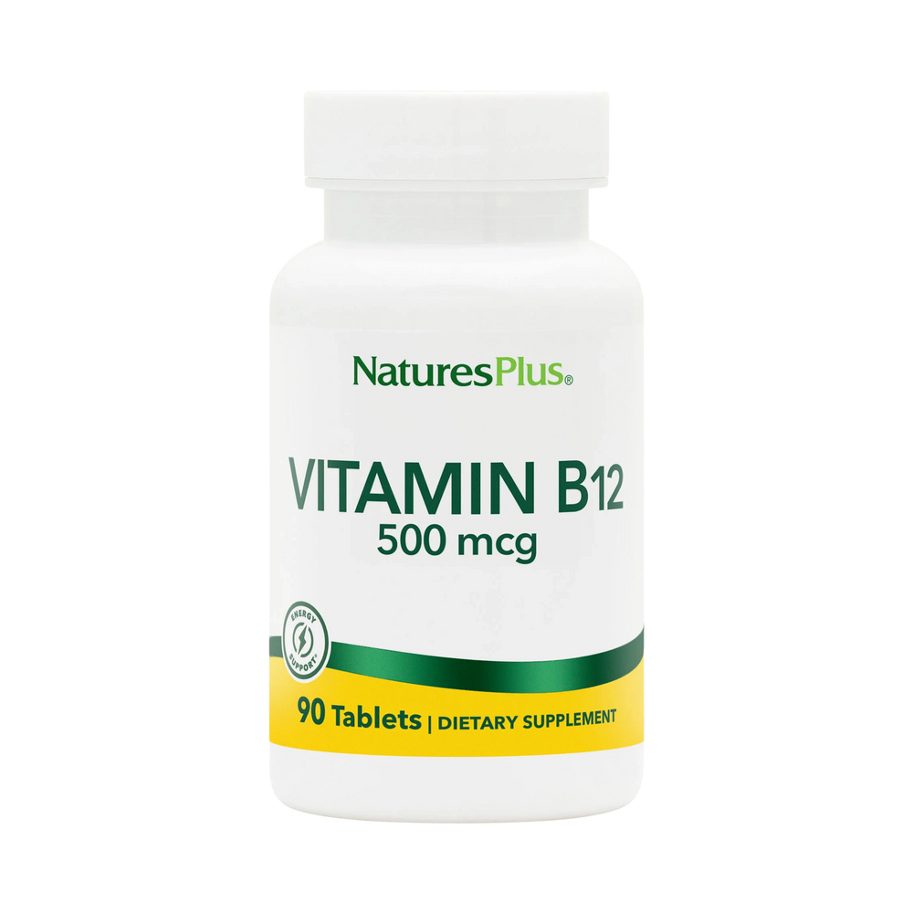 NaturesPlus, Vitamin B-12, 500 Mcg, 90 Tablets