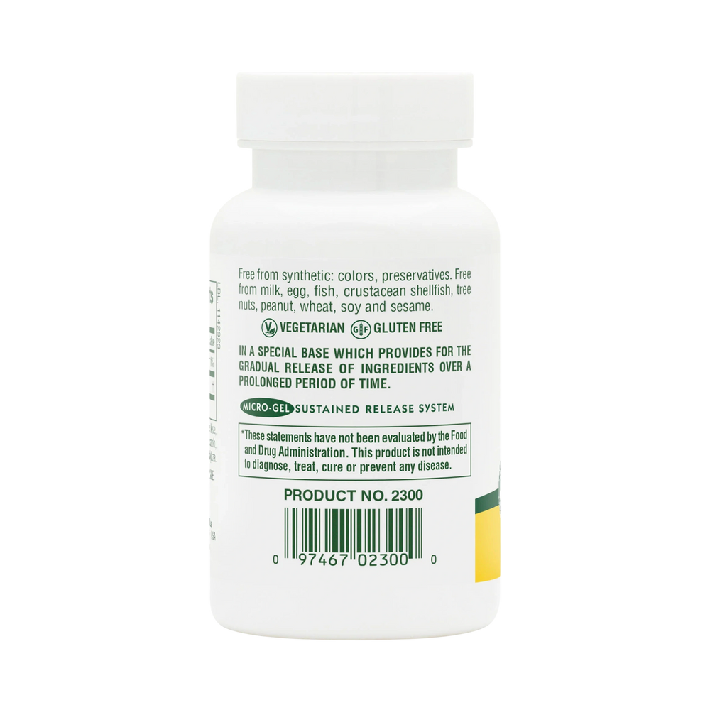 NaturesPlus, Vitamin C 1000 Mg Time Release with Rose Hips, 60 Tablets