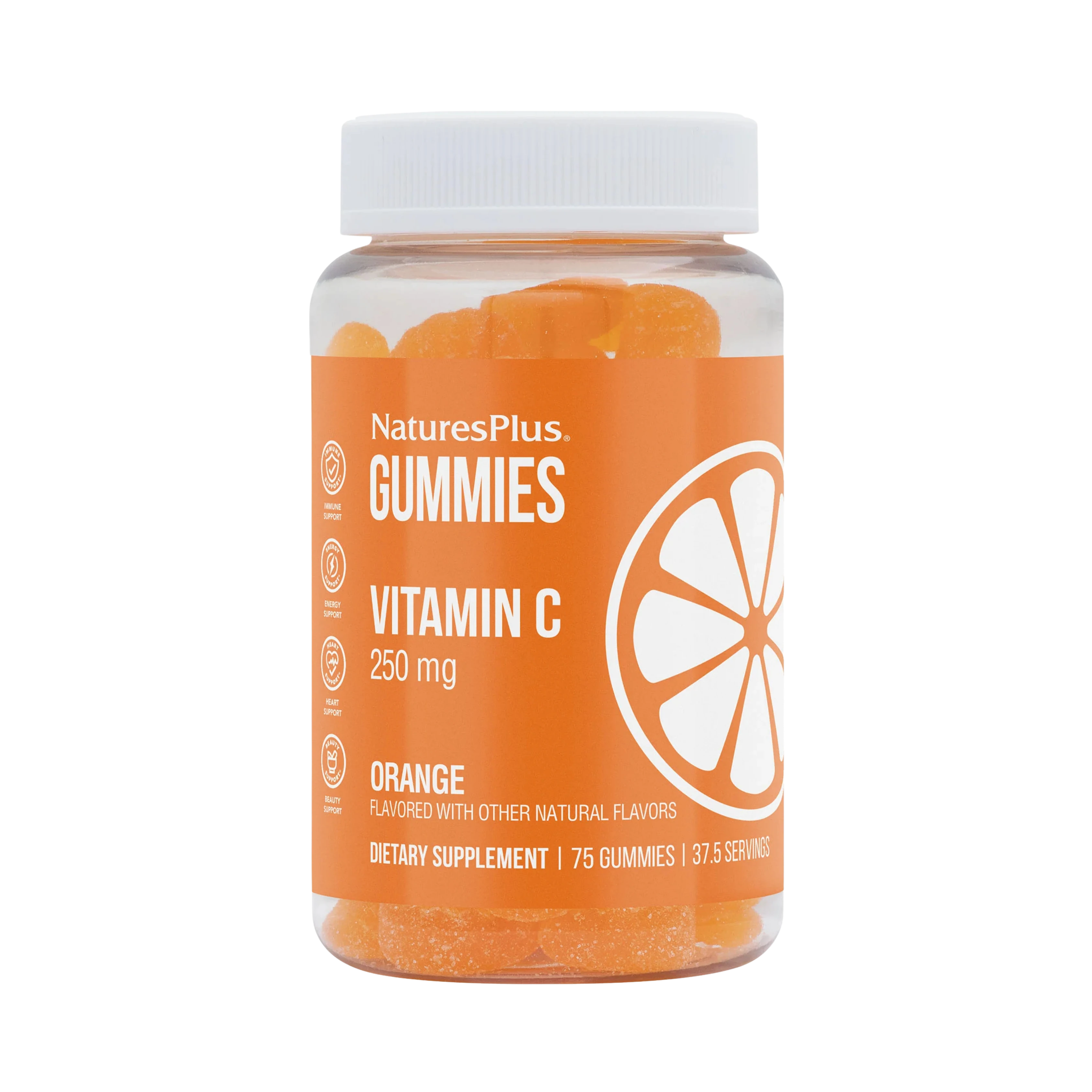 NaturesPlus, Vitamin C Gummies, Orange, 75 Gummies