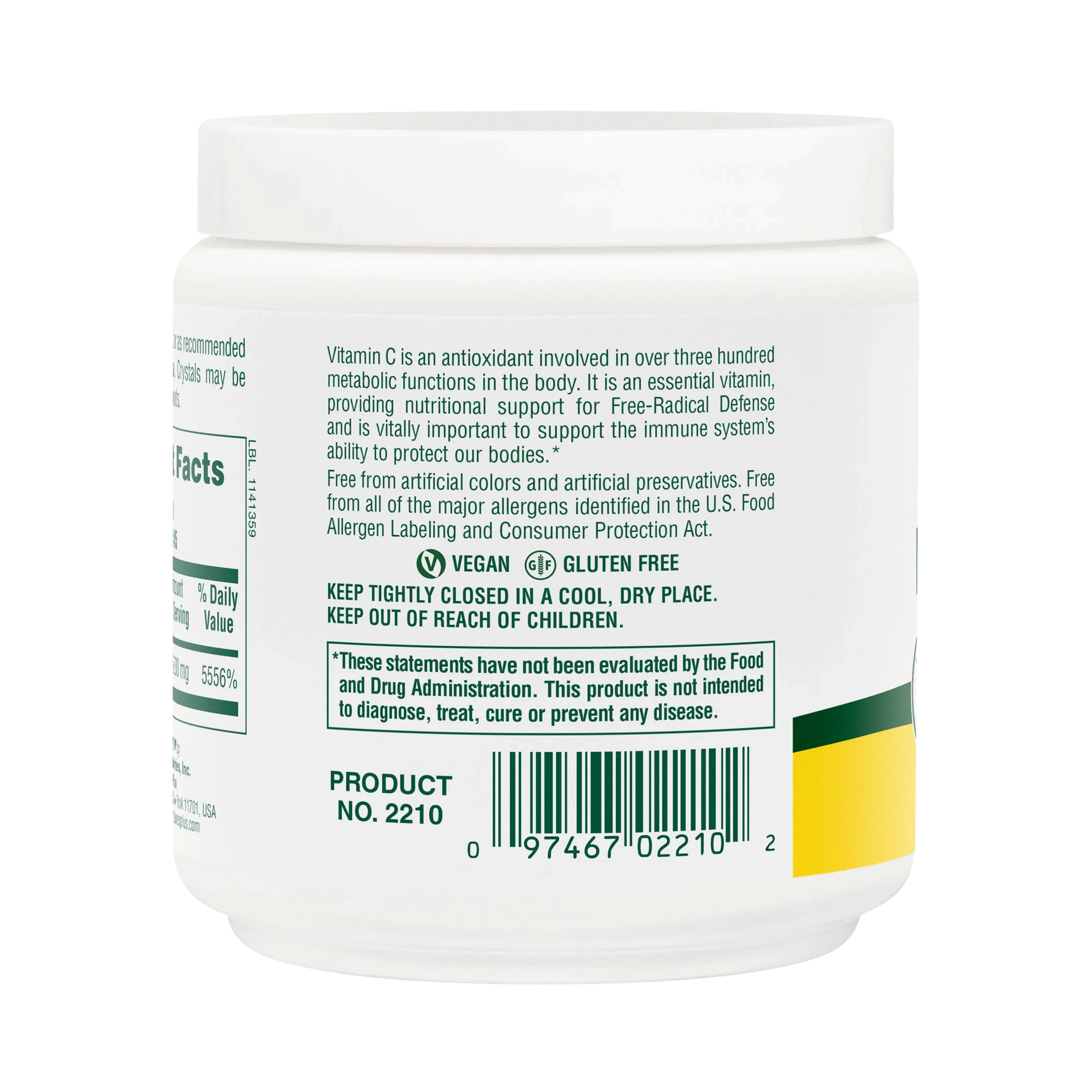 NaturesPlus, Vitamin C Micro-Crystals, 8 Oz