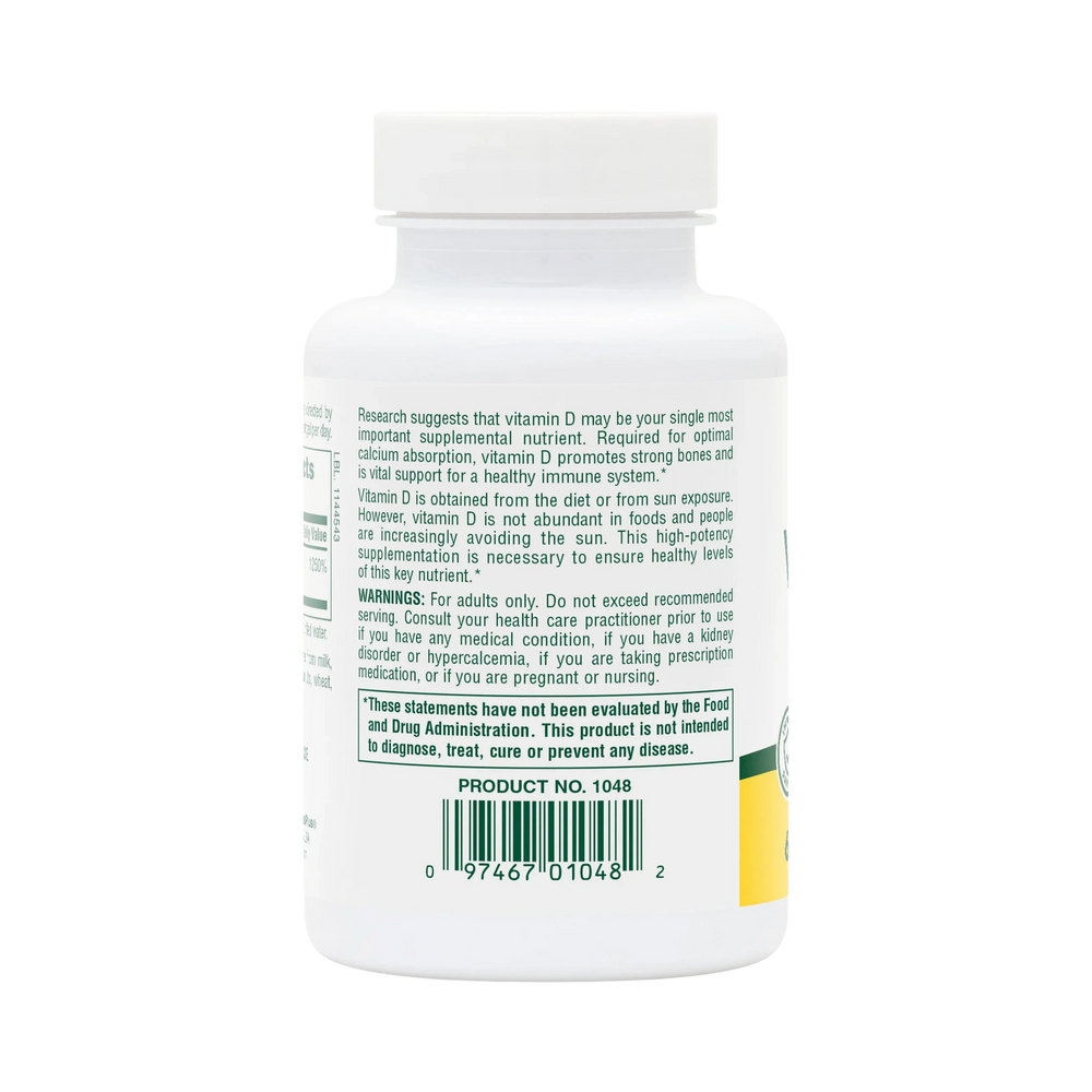 NaturesPlus, Vitamin D3, 250 Mcg, 60 Softgels
