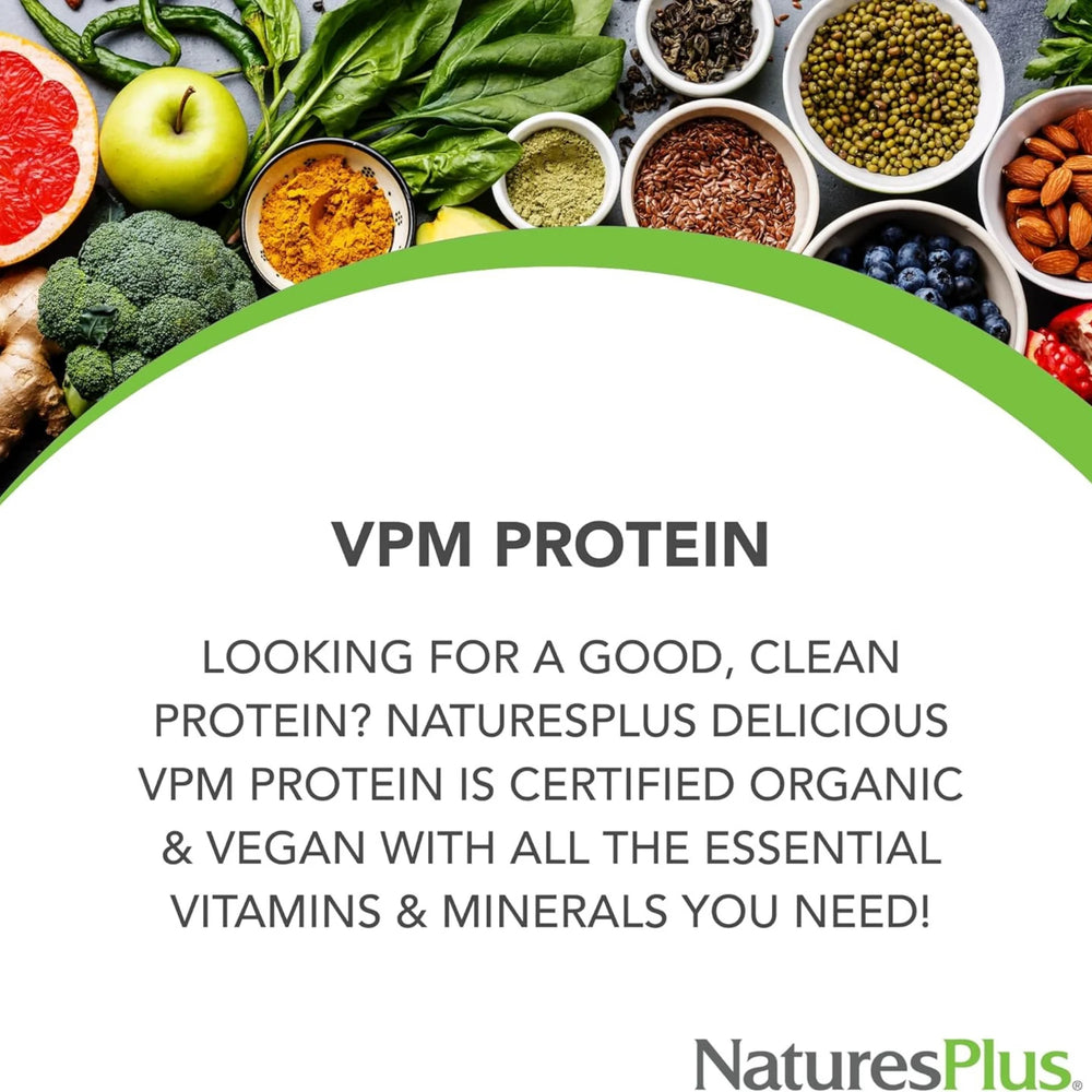 NaturesPlus, VPM Clean Protein, Unflavored, 1.16 Lbs