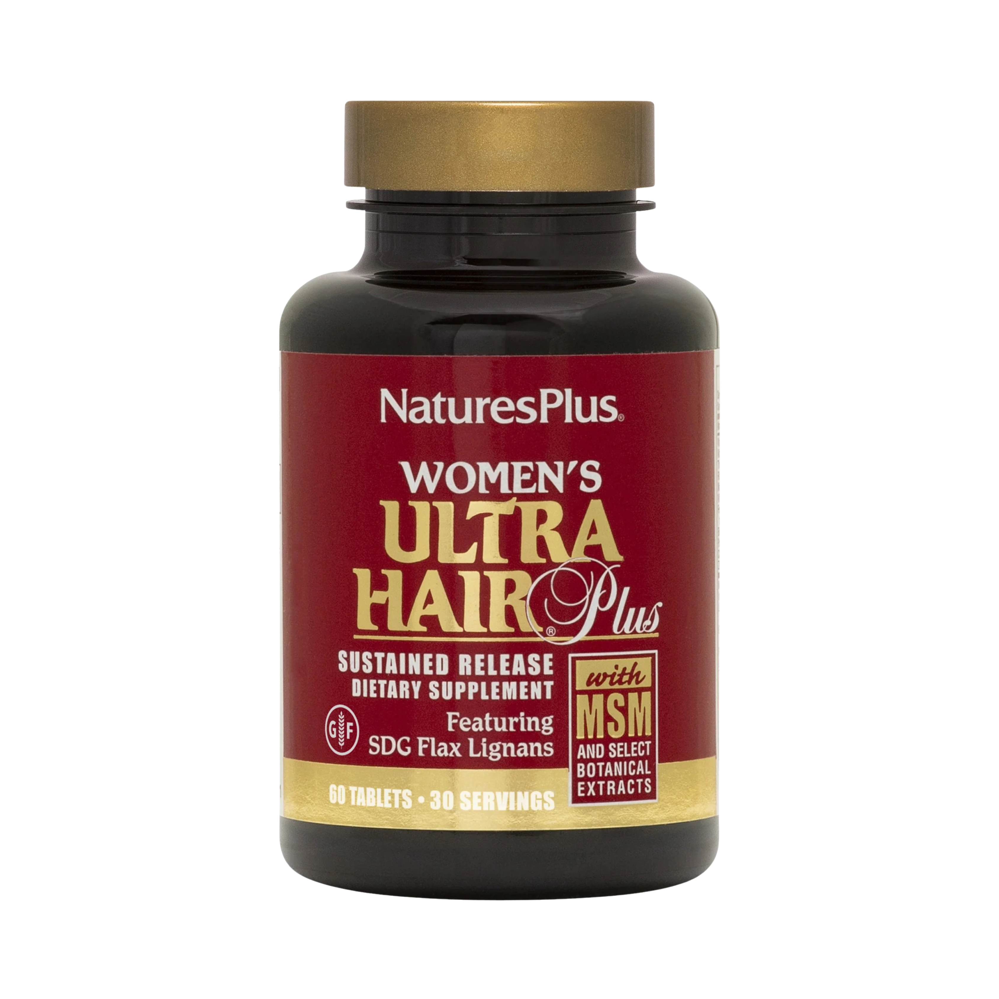 NaturesPlus, Women's Ultra Hair Plus Sustained Release Tablets, 60 Tablets