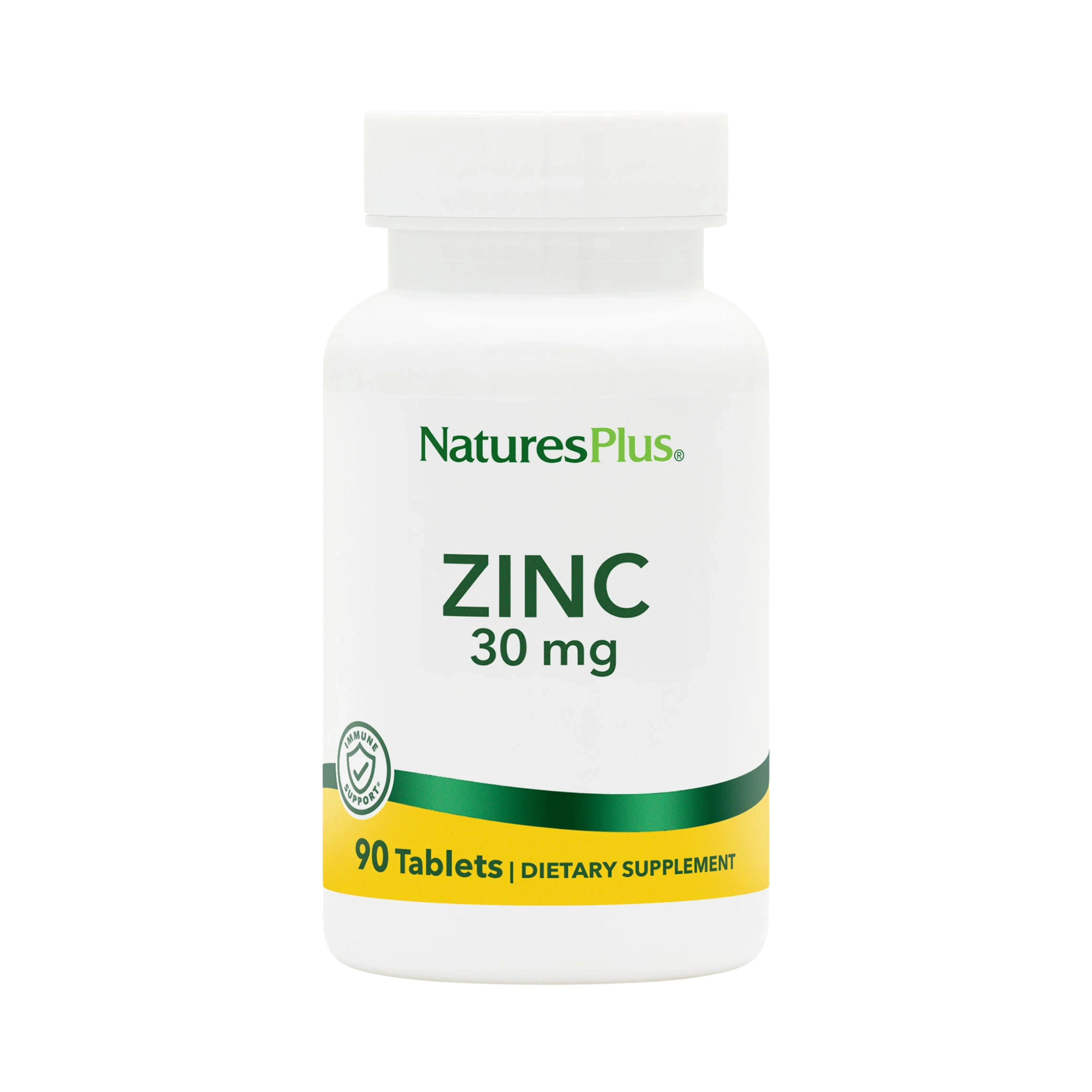 NaturesPlus, Zinc, 30 Mg, 90 Tablets