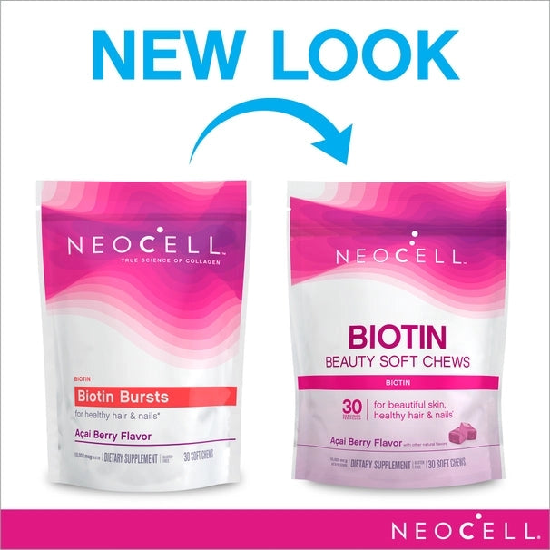 Neocell, Biotin Beauty Soft Chews, 30 Soft Chews