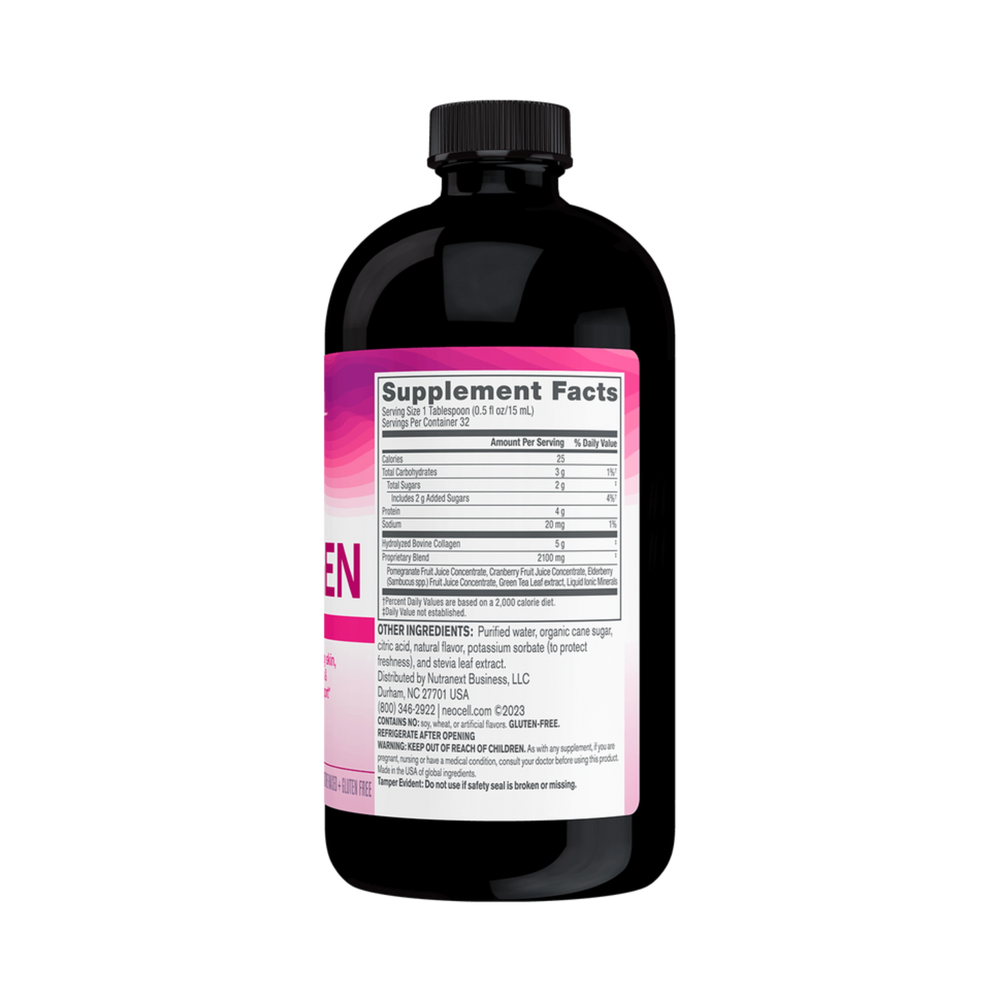 Neocell, Collagen + C, Pomegranate Liquid, 16 Fl Oz